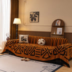 Boho Plush Couch Cover Bohemian Throw Blanket Decor Covers Sofa Chair Furniture Bed