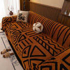 Boho Plush Couch Cover Bohemian Throw Blanket Decor Covers Sofa Chair Furniture Bed
