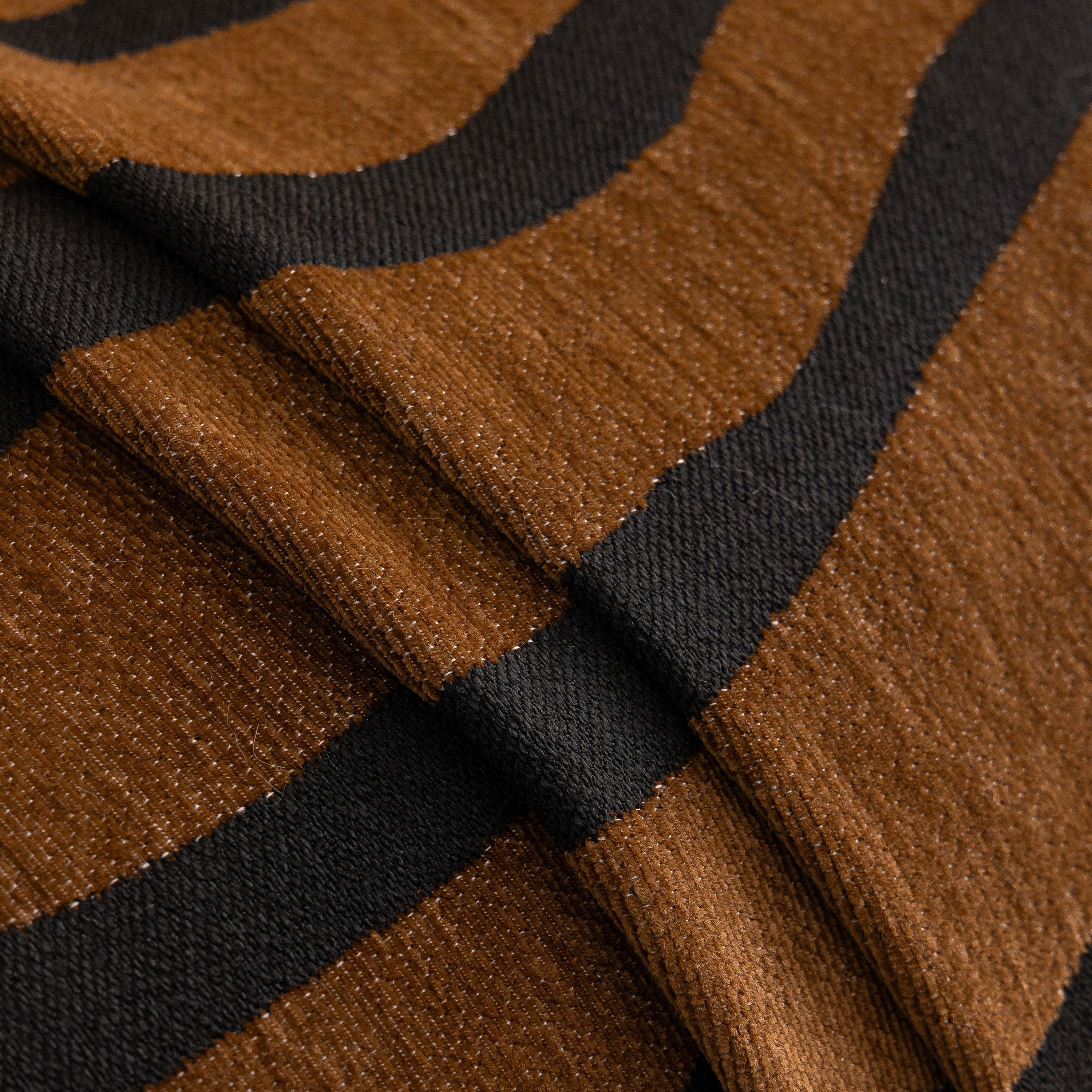 Zebra Striped Chenille Throw Sofa Cover Full-Cover Decorative Furniture Slipcover