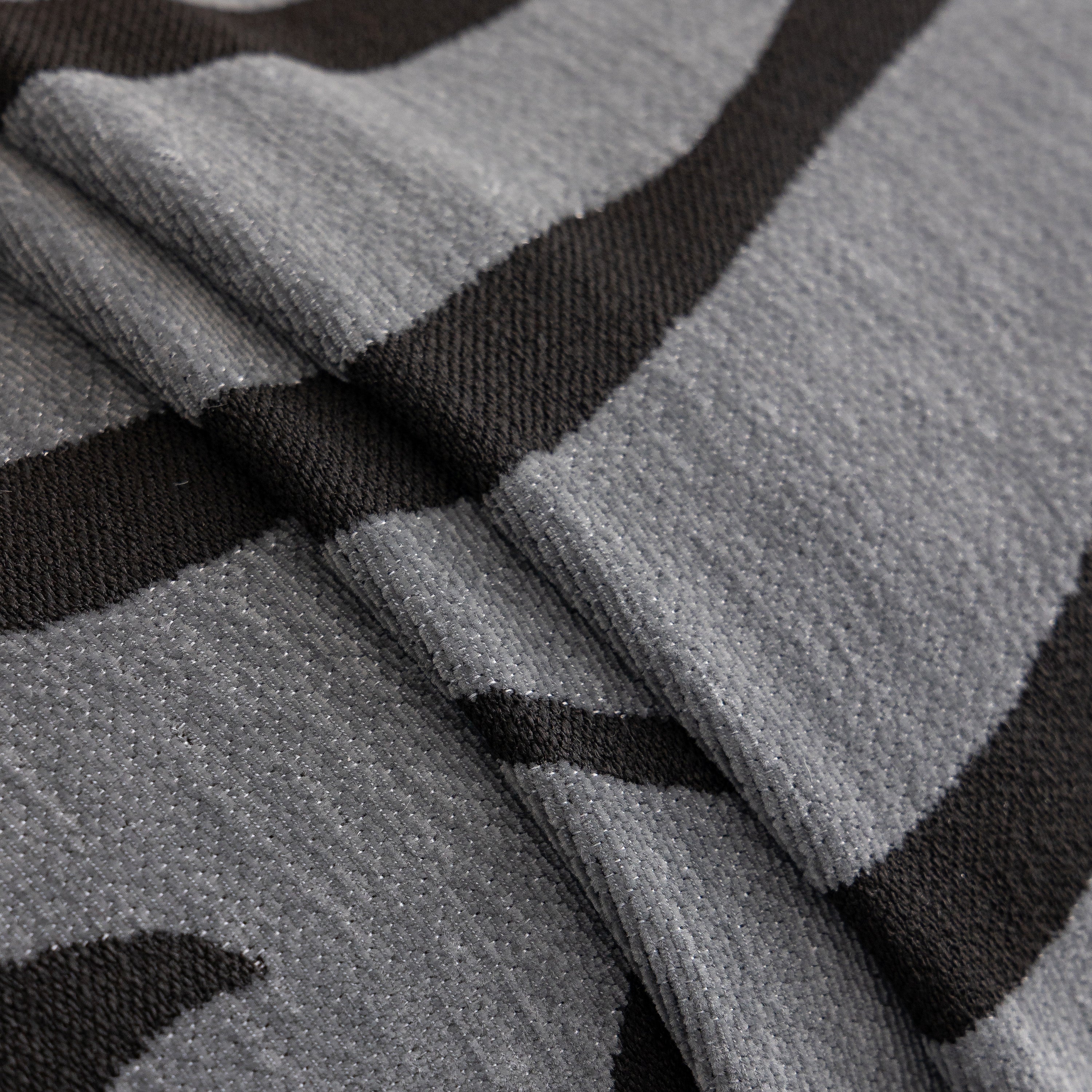 Zebra Striped Chenille Throw Sofa Cover Full-Cover Decorative Furniture Slipcover