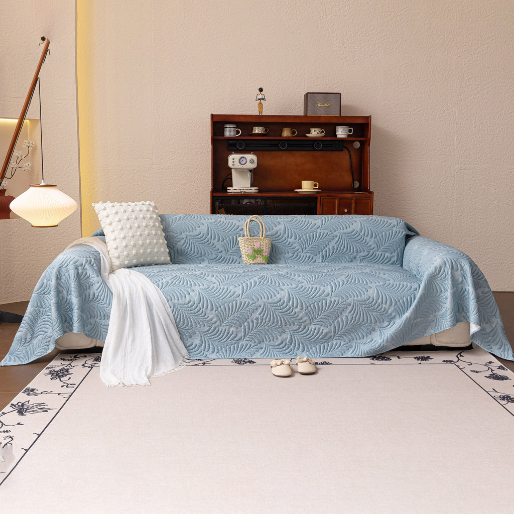 Cooling Quilted Non-Slip Furniture Protector for Pets & Kids, Washable Sofa Slipcover