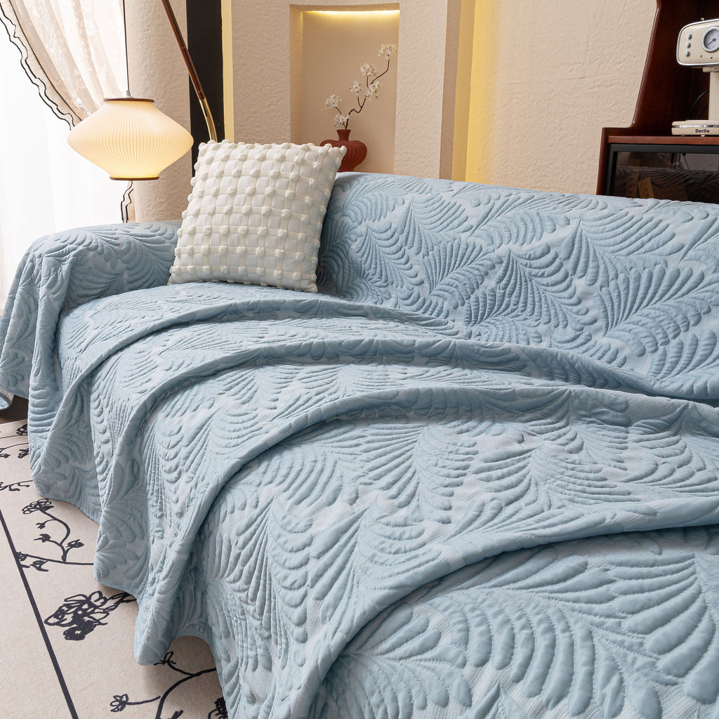 Cooling Quilted Non-Slip Furniture Protector for Pets & Kids, Washable Sofa Slipcover