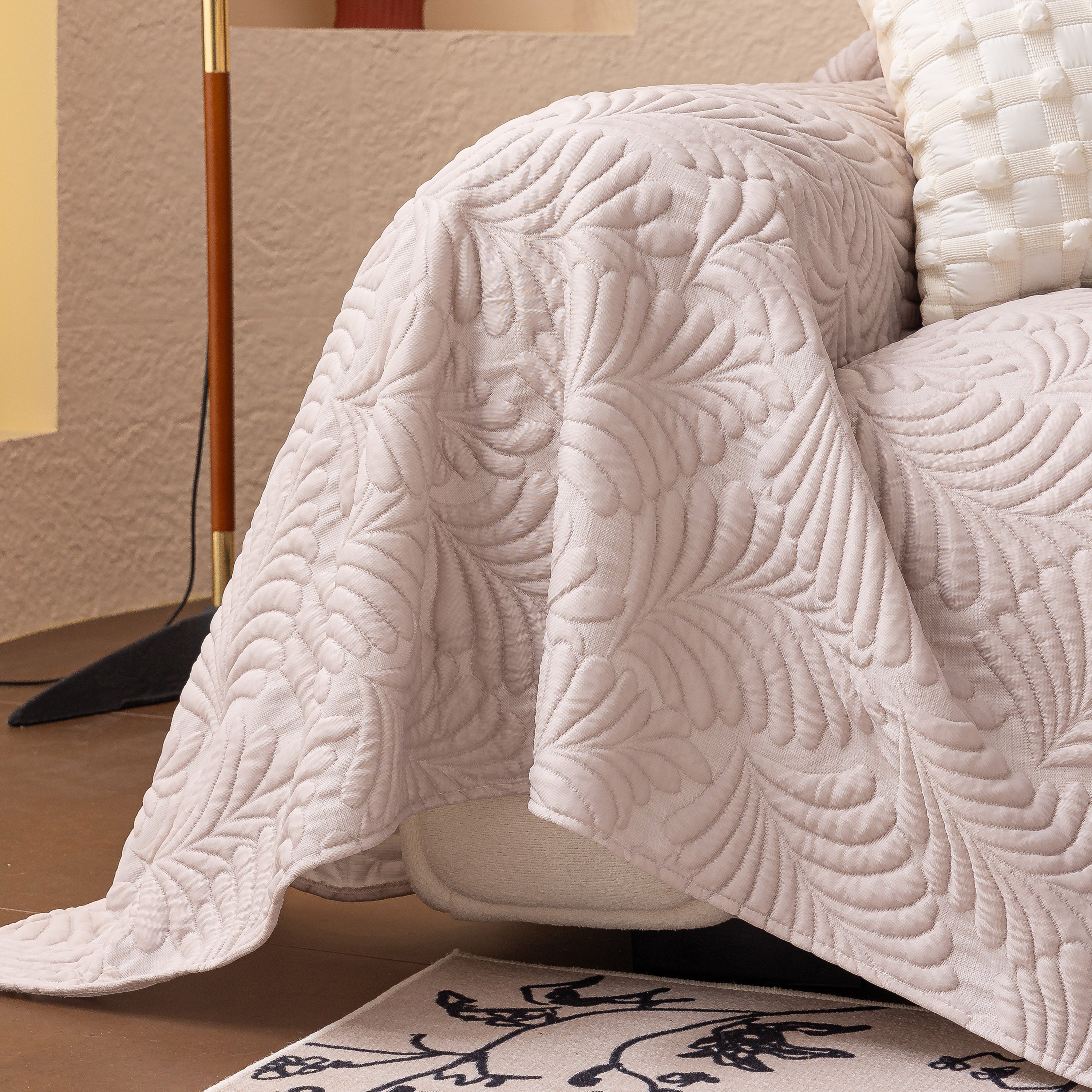 Cooling Quilted Non-Slip Furniture Protector for Pets & Kids, Washable Sofa Slipcover