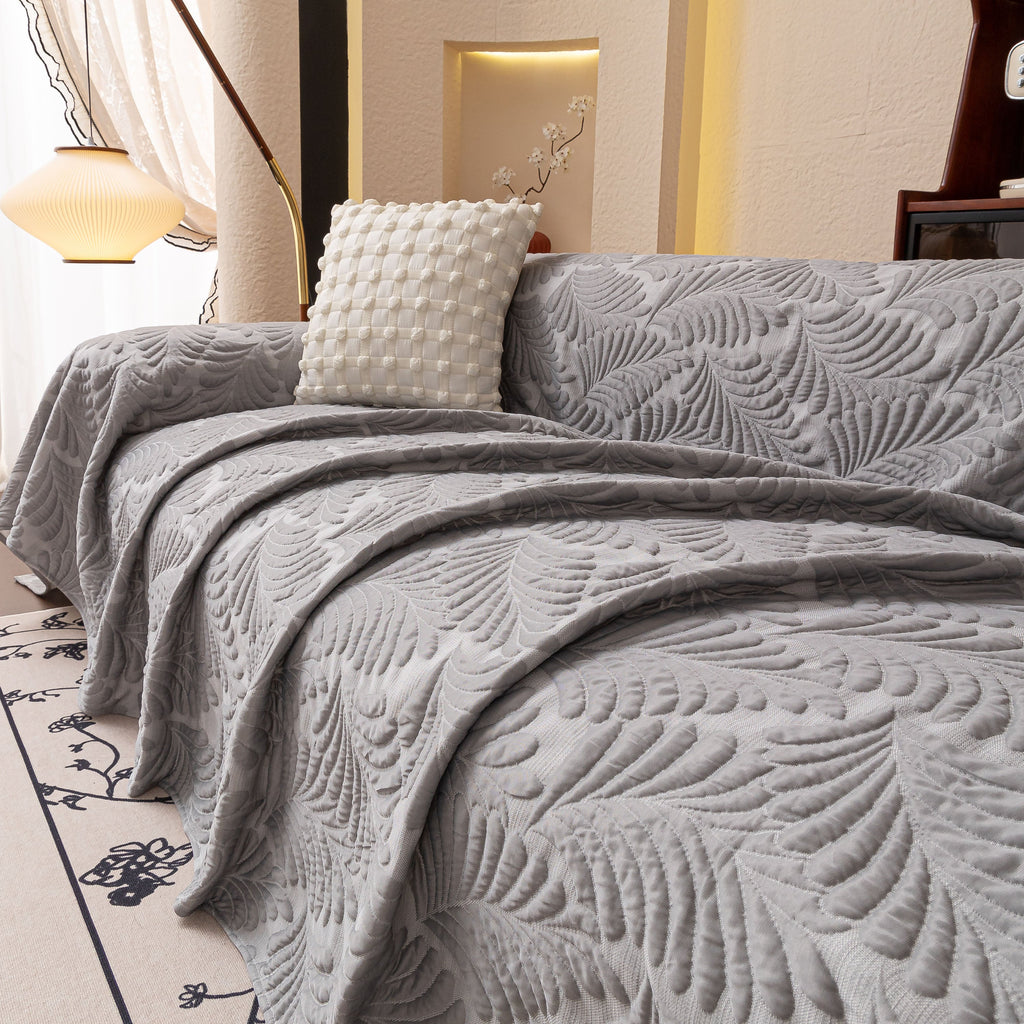 Cooling Quilted Non-Slip Furniture Protector for Pets & Kids, Washable Sofa Slipcover