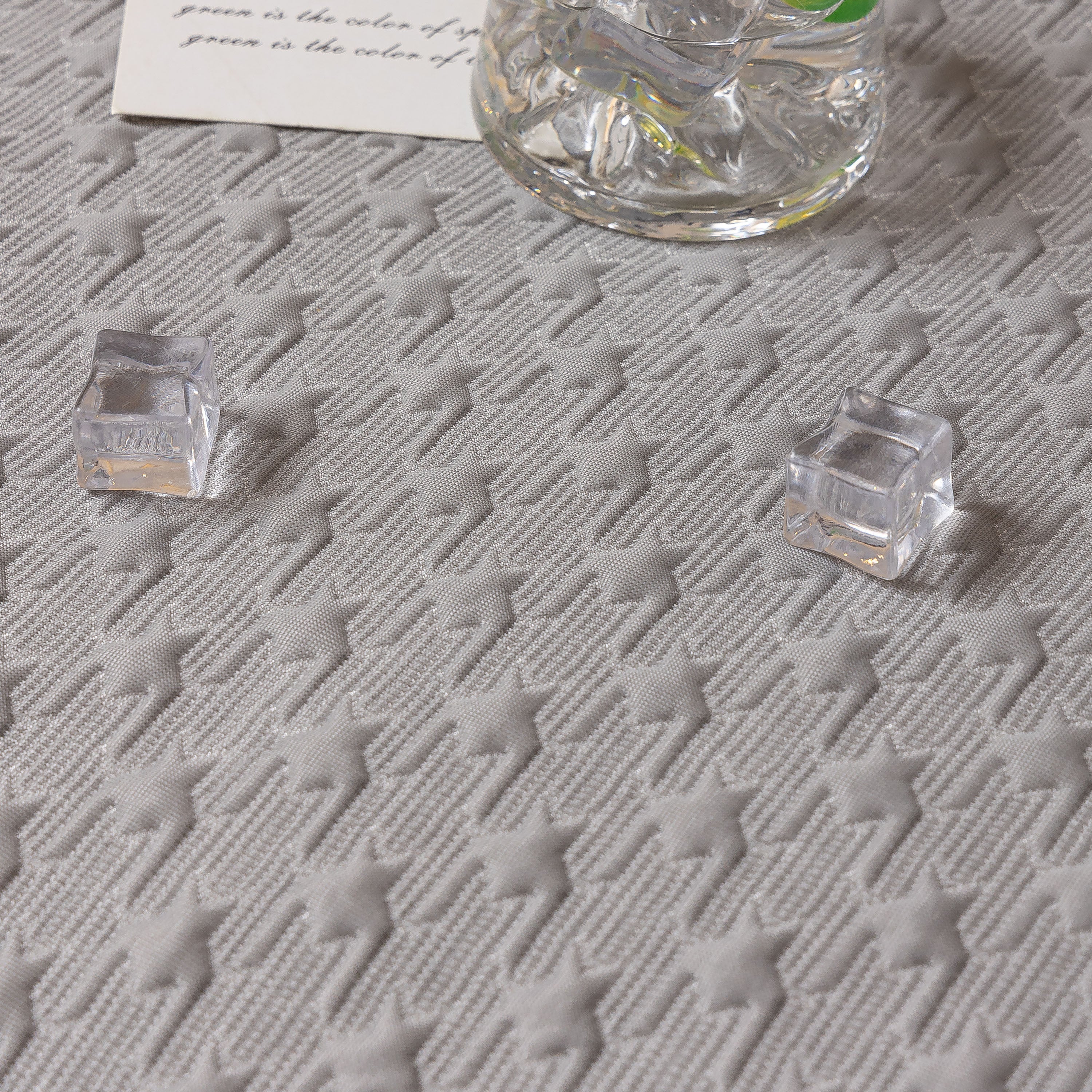 Jacquard Ice Silk Sofa Throw Cover with Gold Trim, Summer Cooling Couch Slipcover