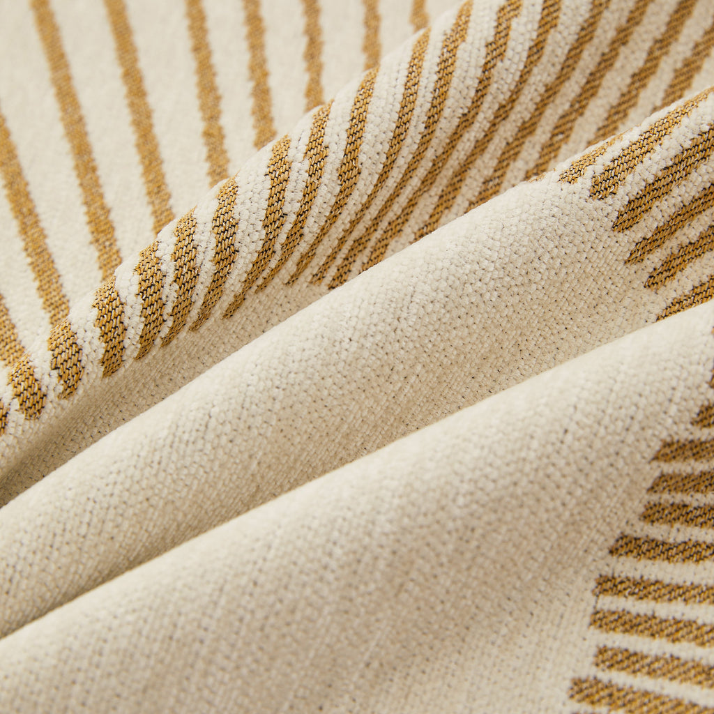 Geometric Radial Striped L-Shape Sofa Cover: Thick, Reversible Furniture Blanket for Kids and Pets