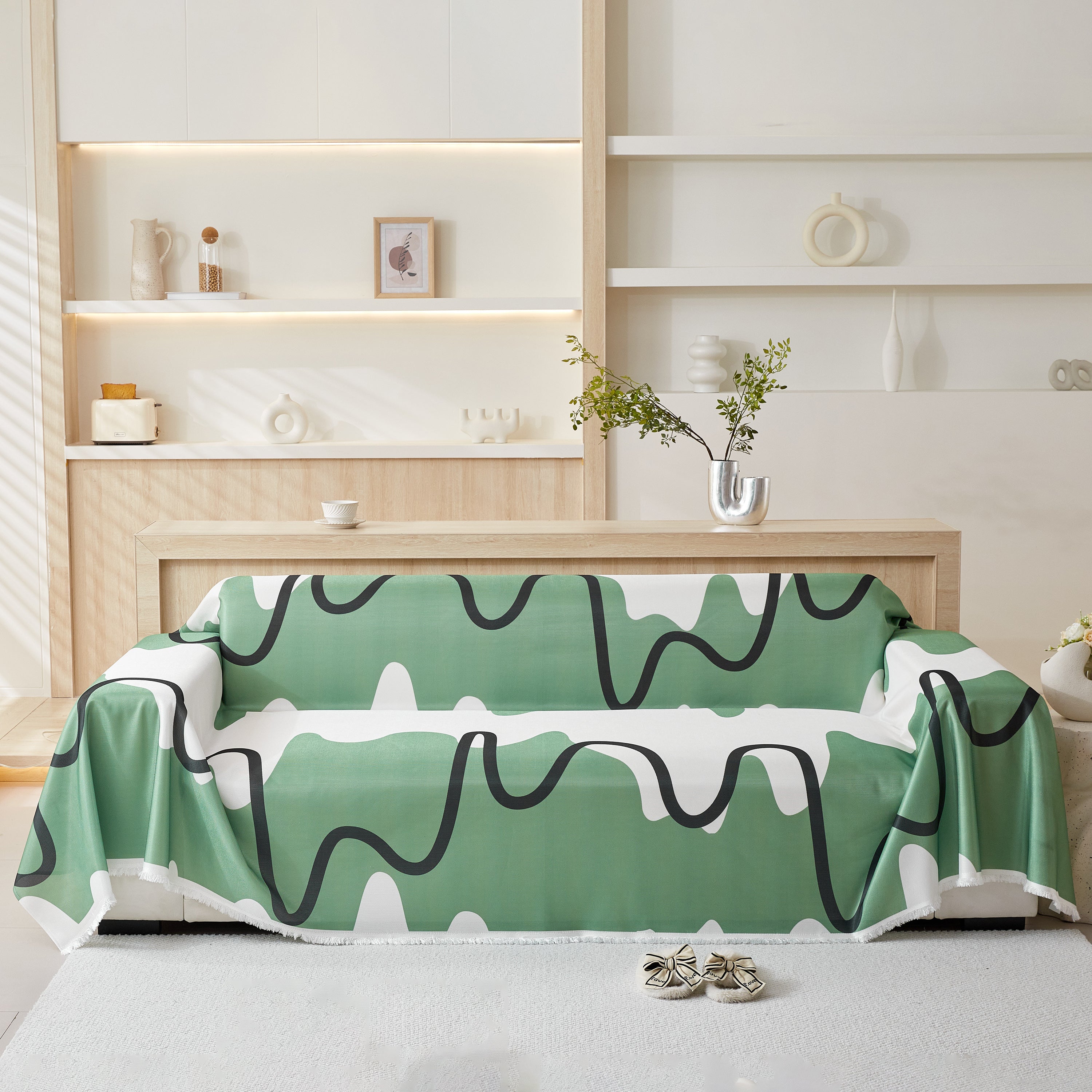 Lightweight Washed Soft Breathable Throw Blanket Perfect for Summer, Great Blanket Layer for Couch