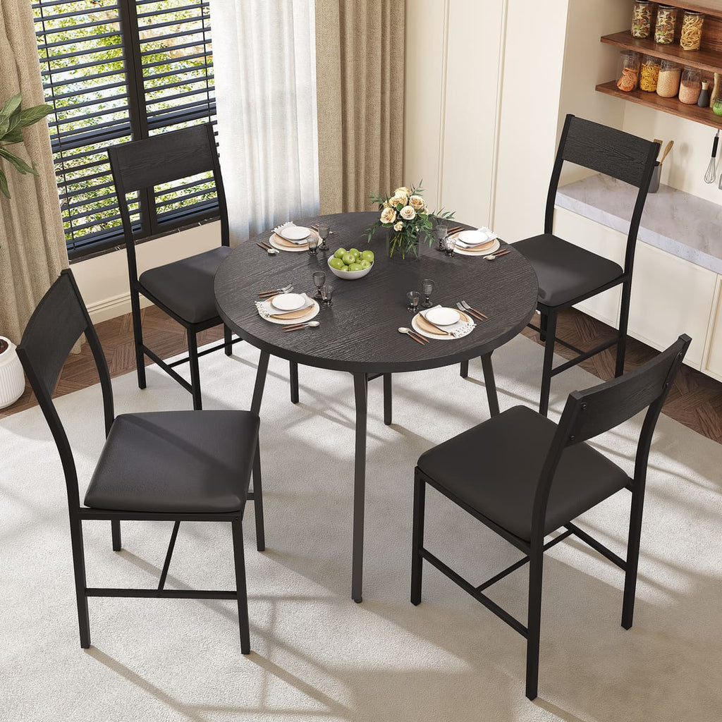 Indoor Round Dining Set, 5-Piece