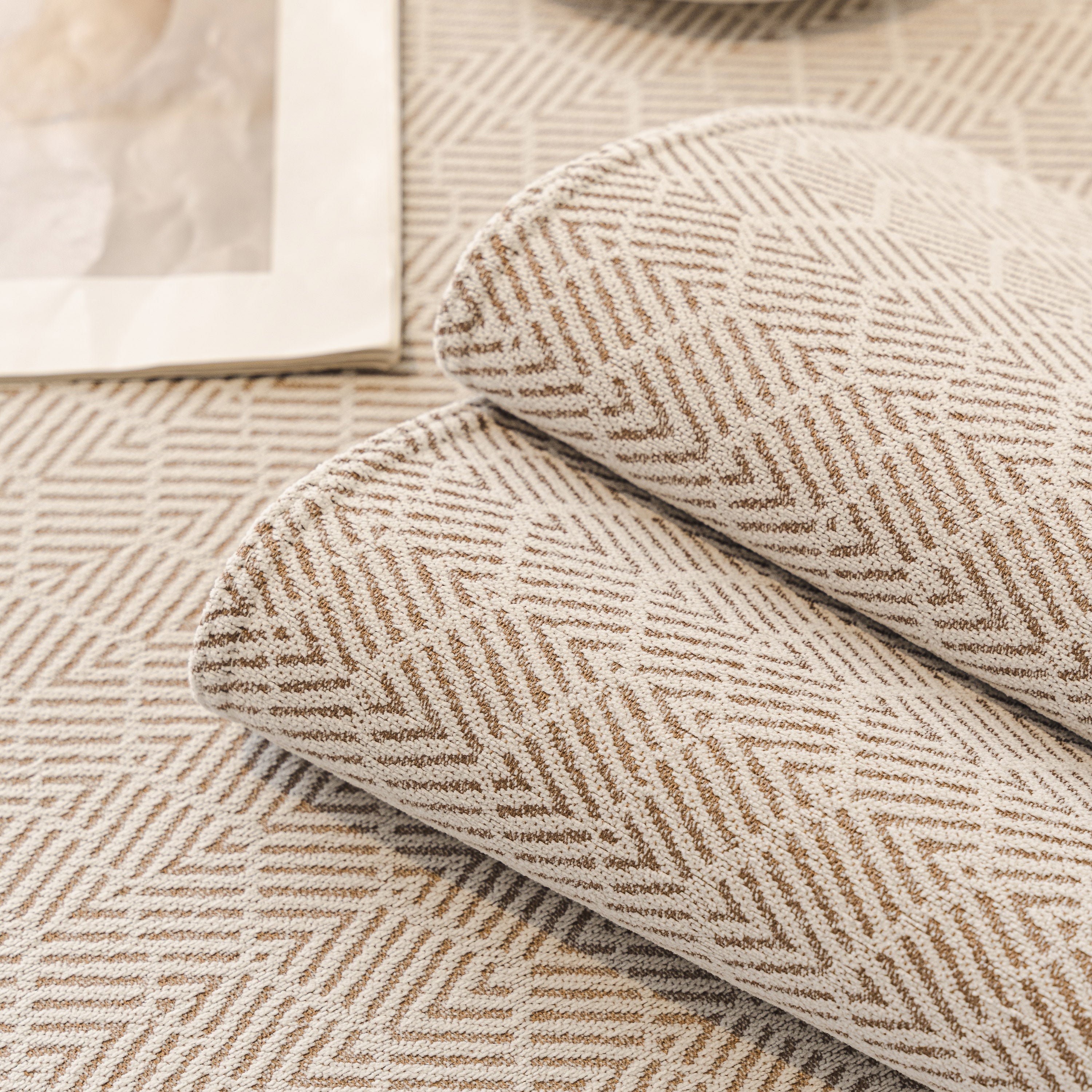 Herringbone Sofa Protector Cover, Non-Slip Couch Cover for Seat, Back & Arms