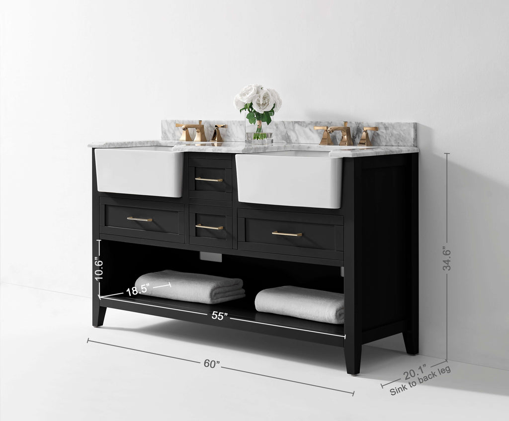 Hayley 60" Bath Vanity Set