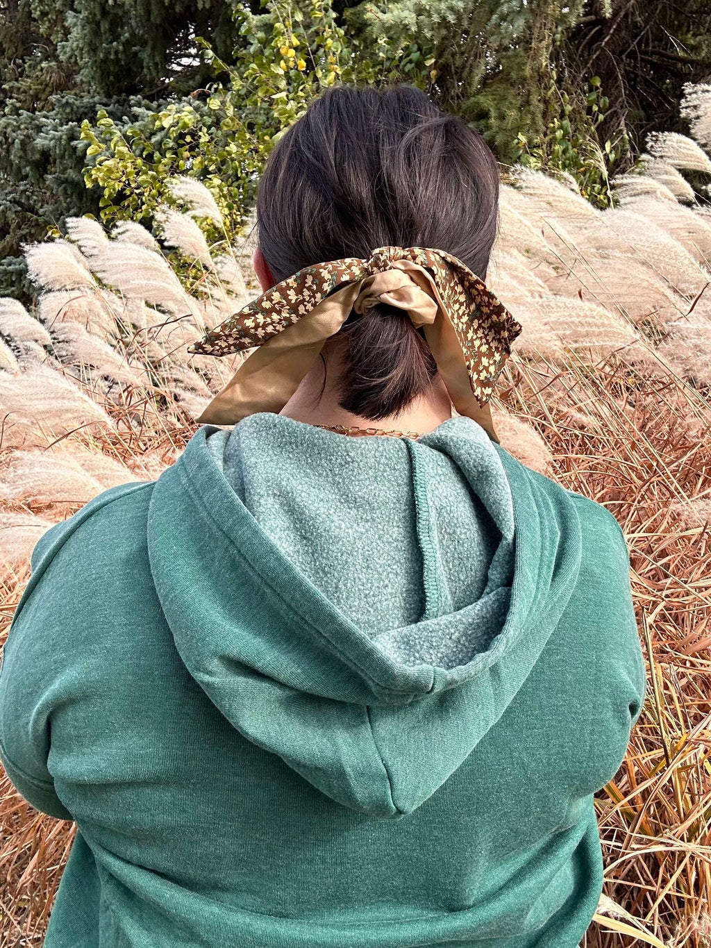 Michelle Mae Annabelle Ribbon Scrunchie