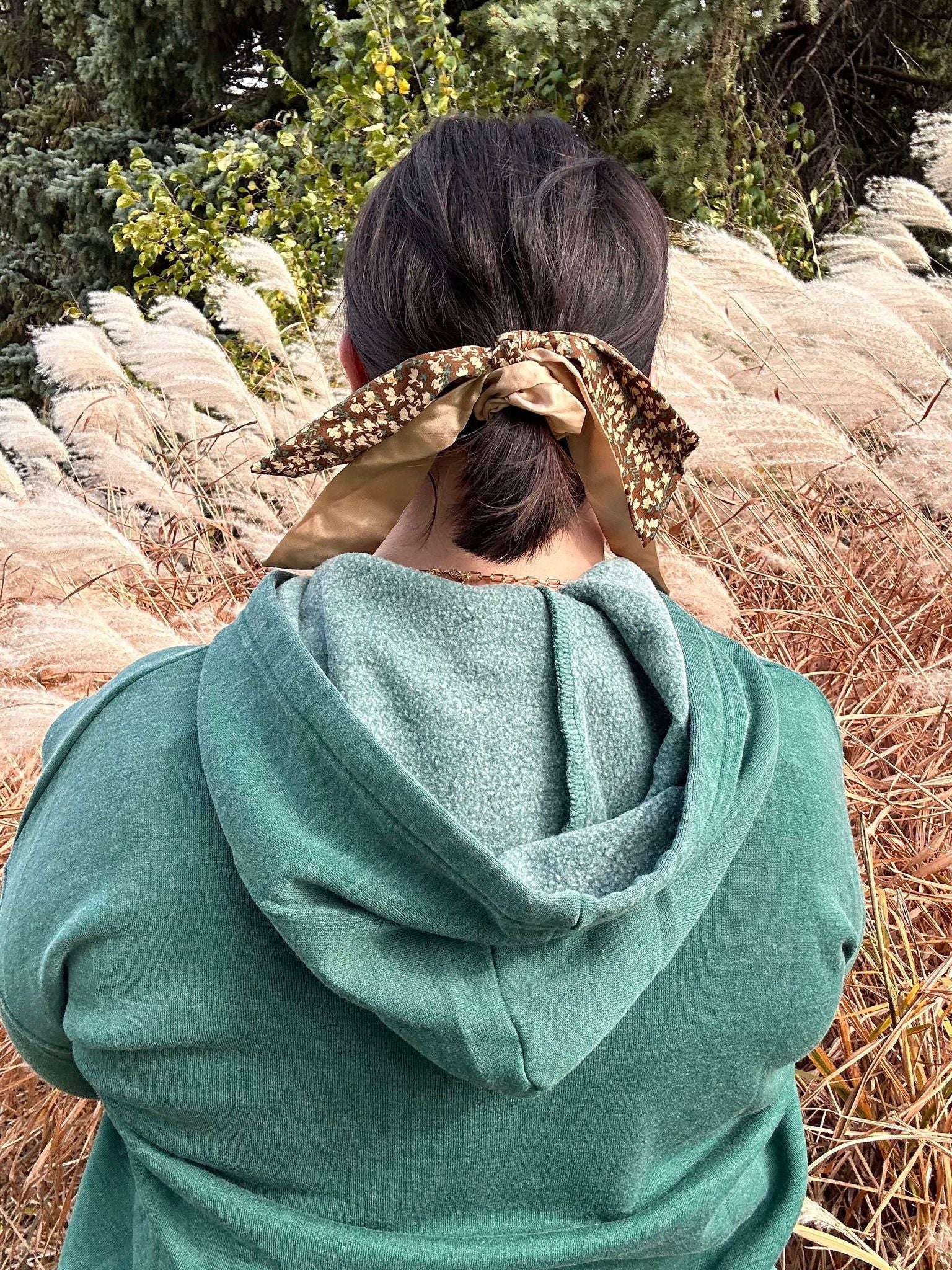 Michelle Mae Annabelle Ribbon Scrunchie