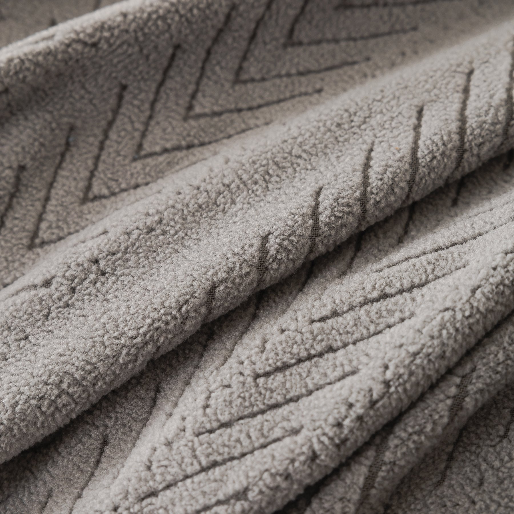 High Stretch Herringbone Textured Slipcover for Standard & L-Shaped Sectional Couches
