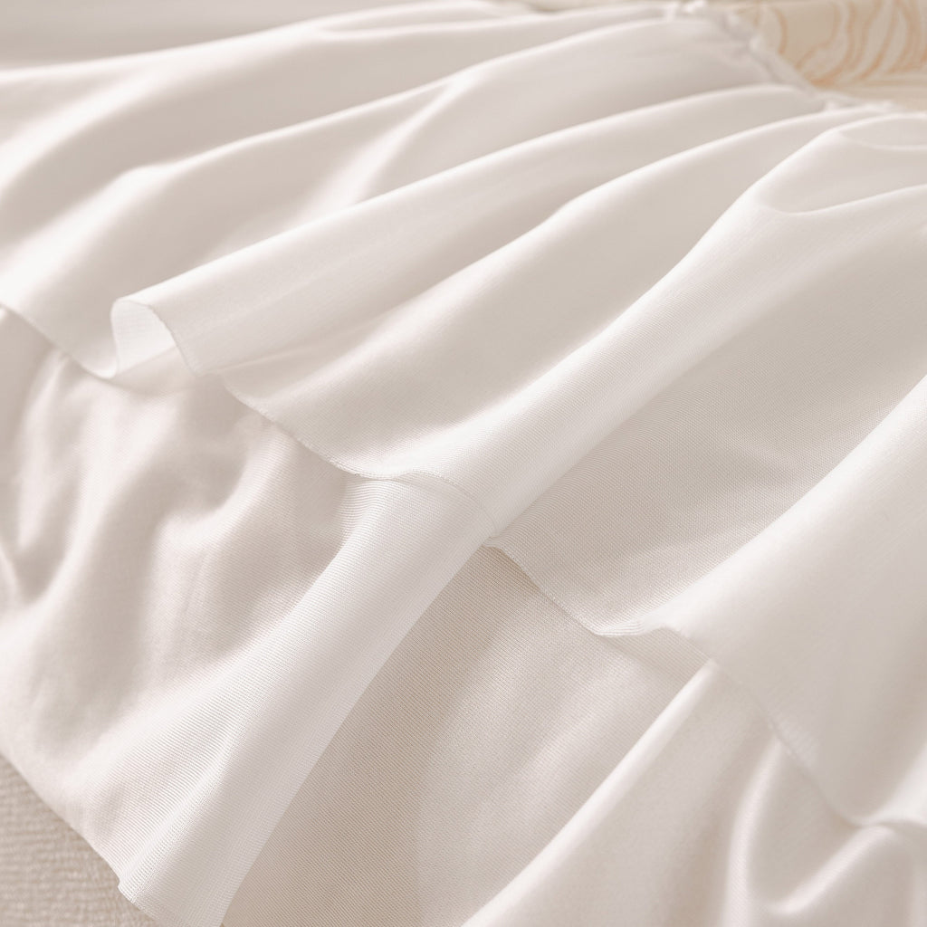 French Chic Style Ruffle Floral Cover Throws for Sofas, Decorative Couch Covers