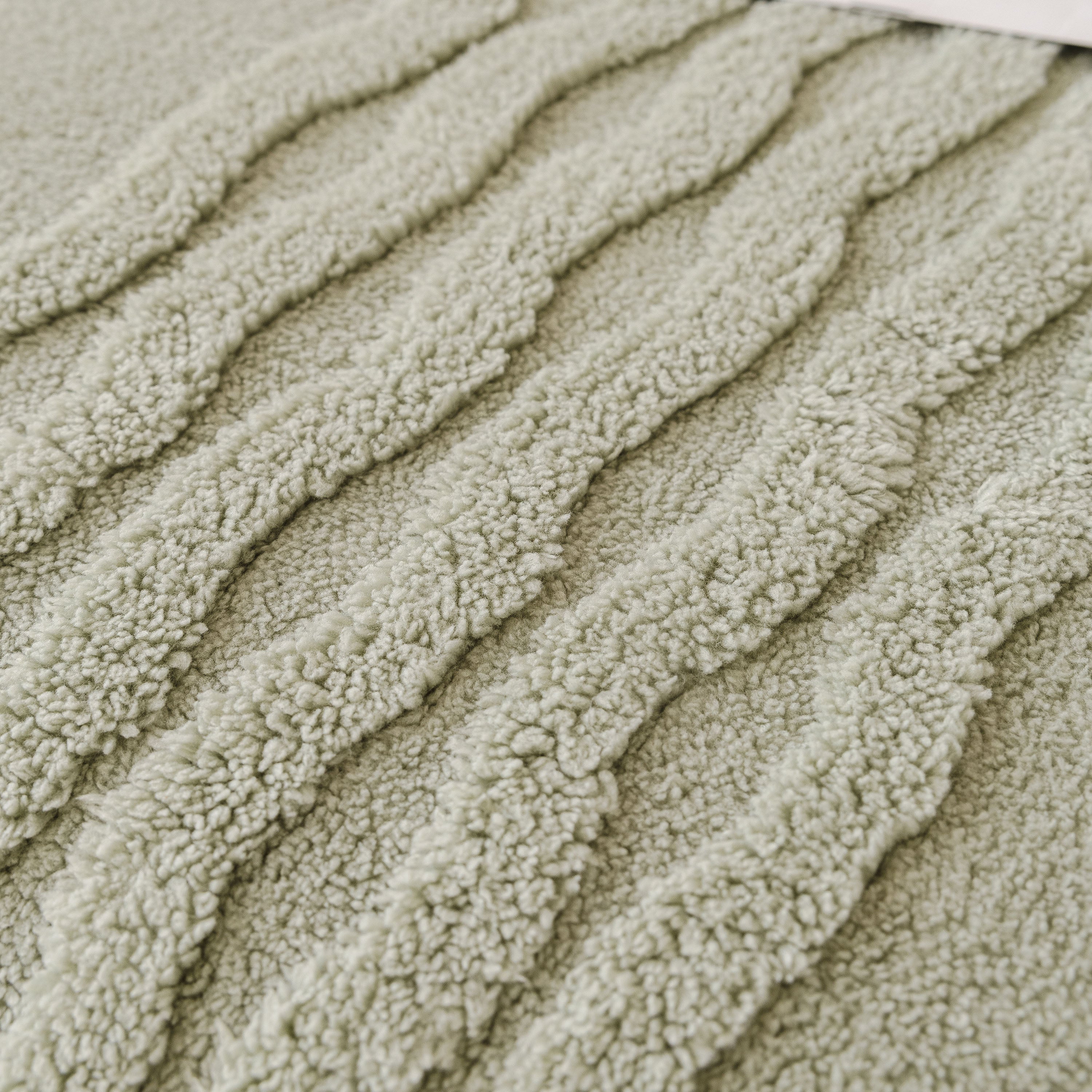 Modern 3D Water Ripple Sofa Cover, Non-Shedding Cream Style Furniture Protector Throw