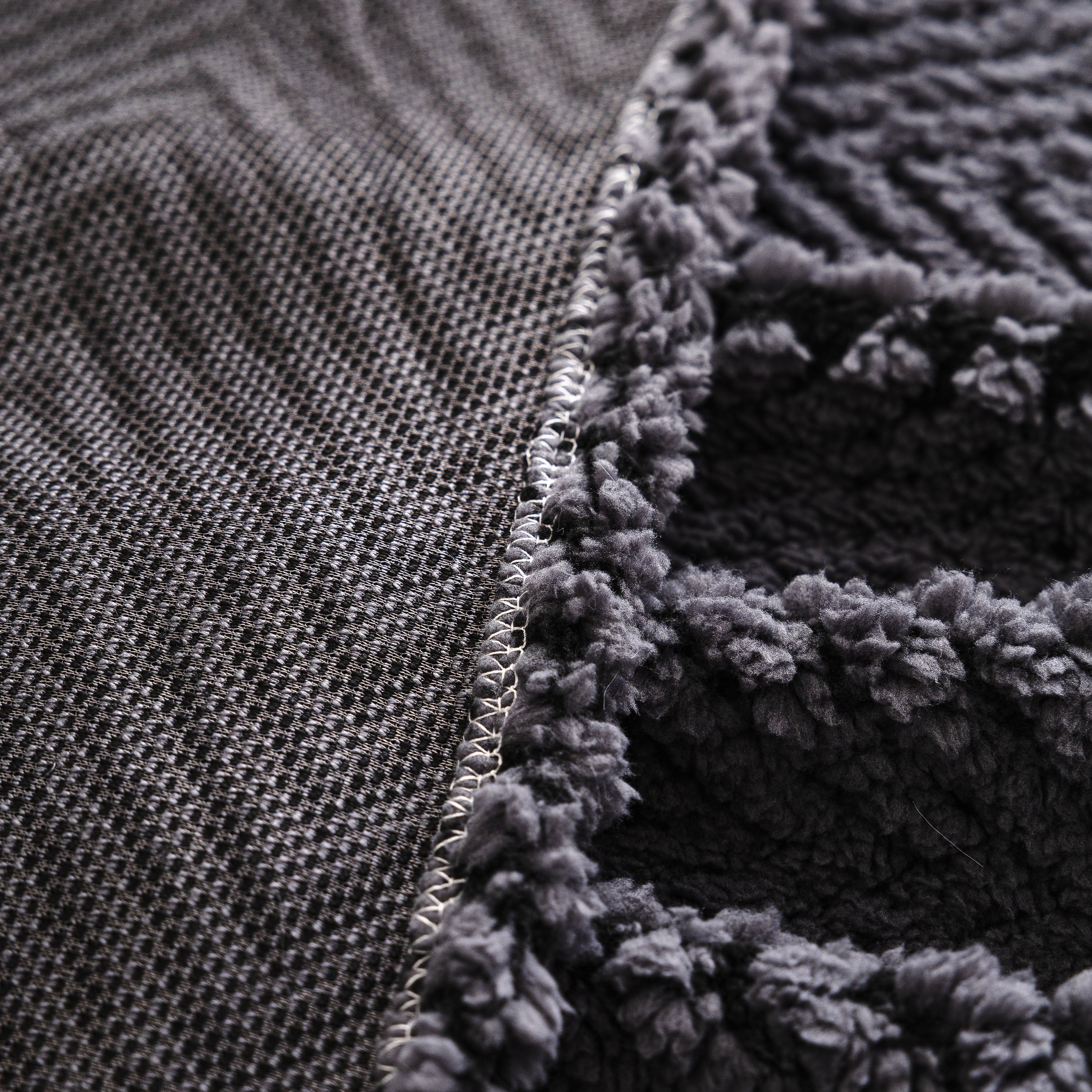 Thick Plush Sofa Cover Throw for Couch, 3D Textured Herringbone Washable Slipcover