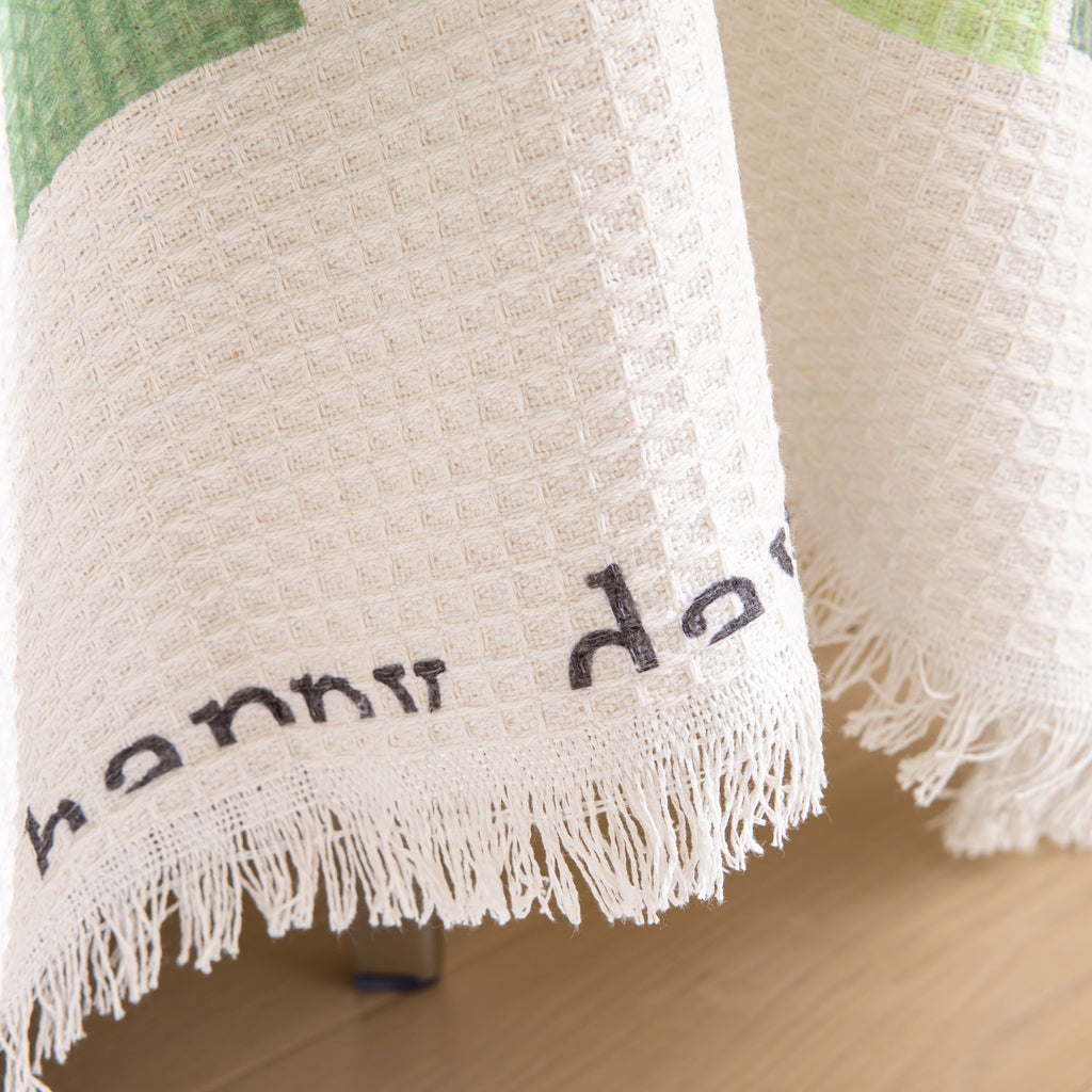 Chenille Sofa Cover Throw, Smile Couch Cover Blanket Throws for Couches, Soft Sofa Towel