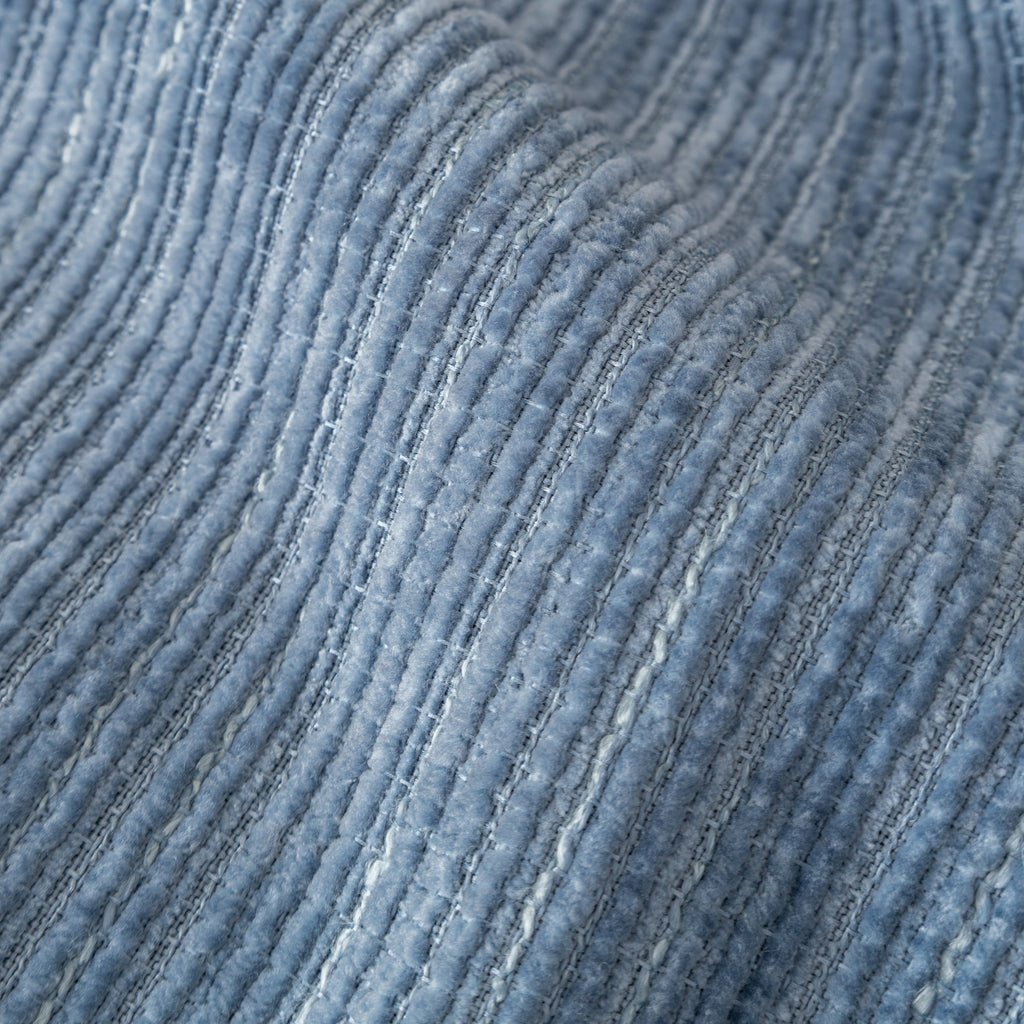 Plush Solid Color Striped L-Shaped Sofa Slipcovers, Washable Non-Slip Textured Furniture Covers