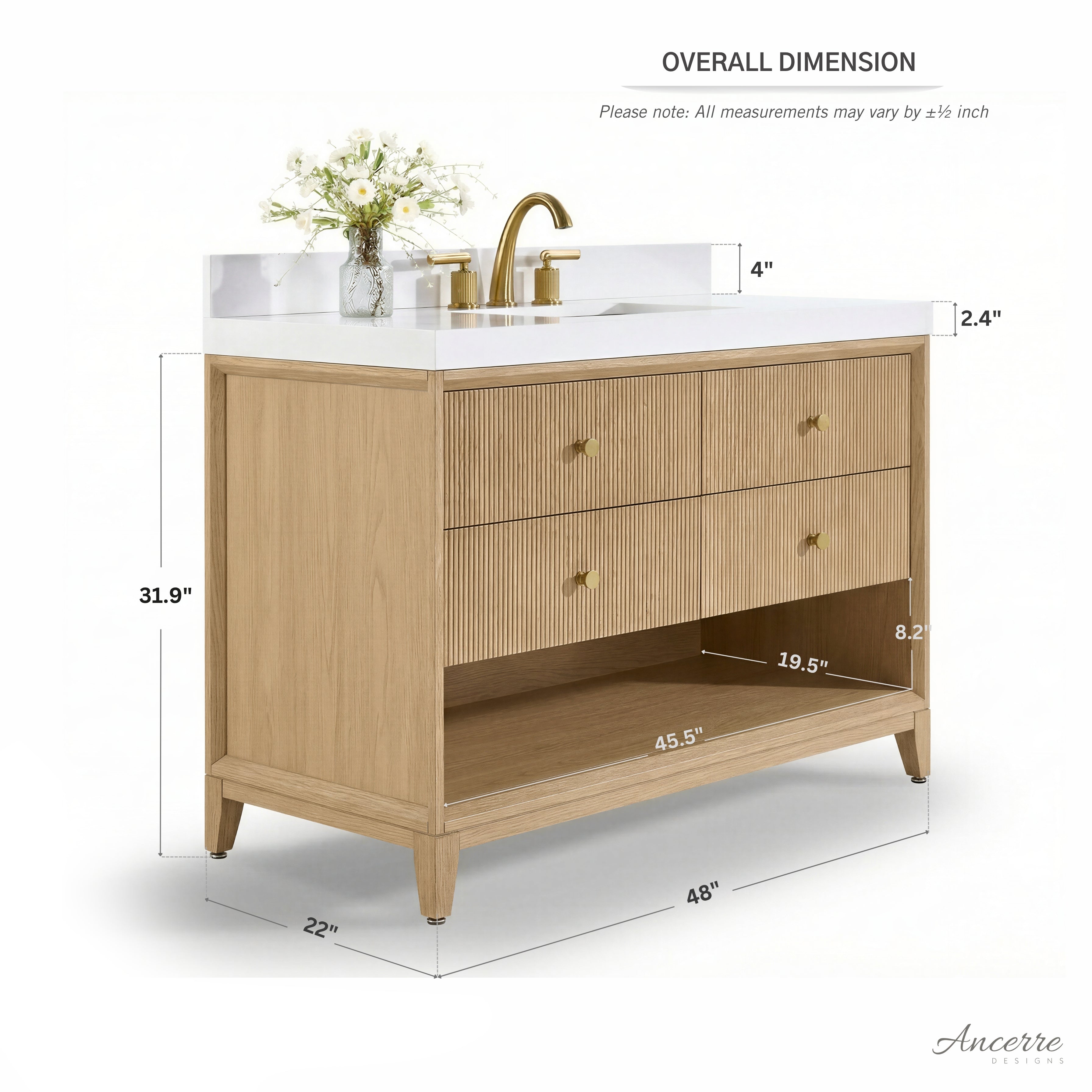 Momo 48" Bath Vanity Set