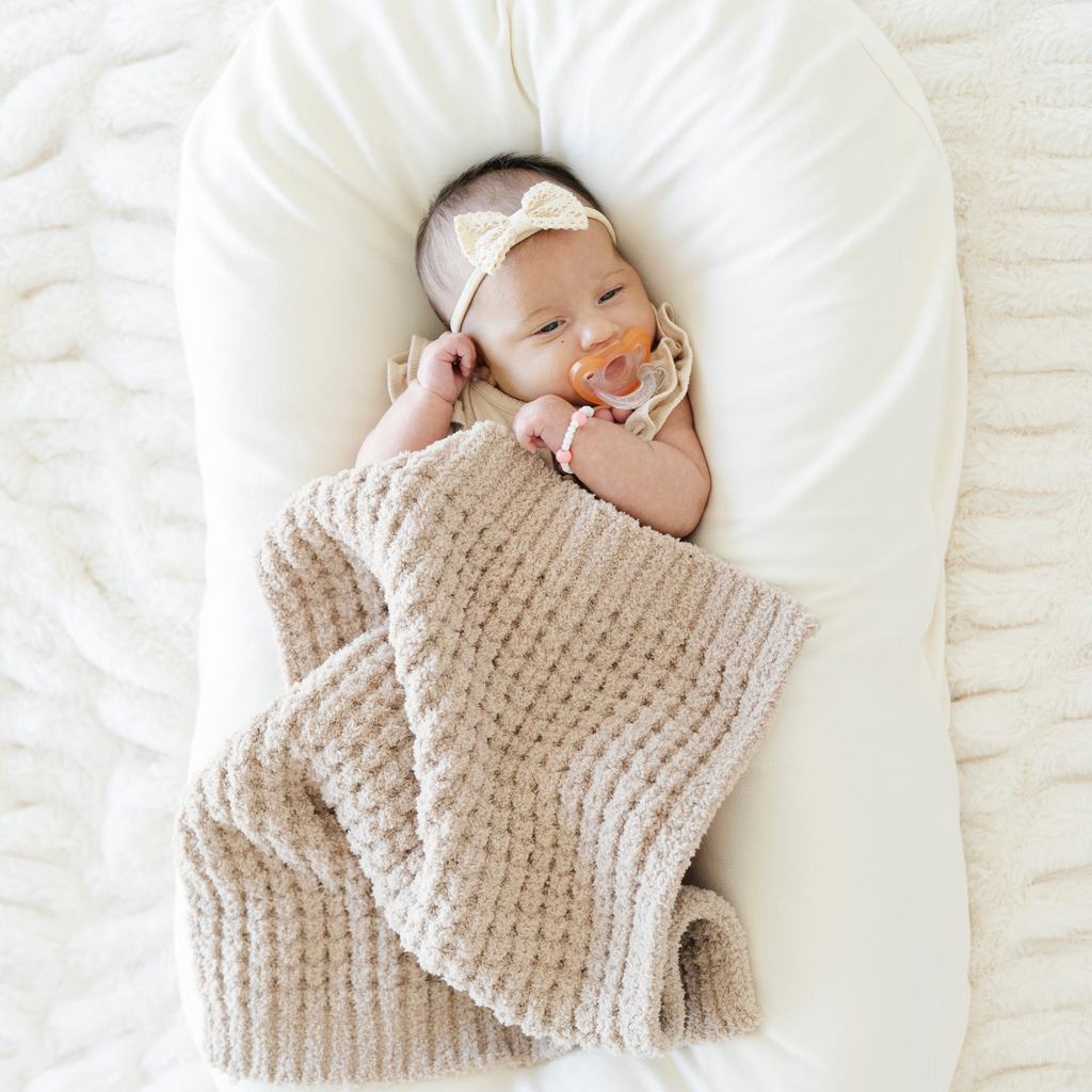 WAFFLE KNIT MINI BLANKETS