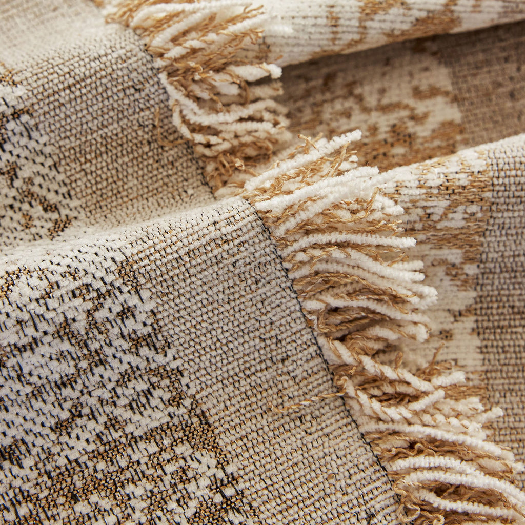 Soft Chenille Sofa Cover, Textured Abstract Couch Protector Cover with Vintage Pattern