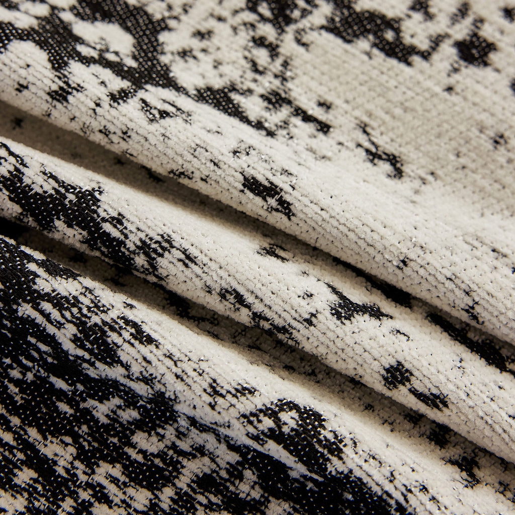 Soft Chenille Sofa Cover, Textured Abstract Couch Protector Cover with Vintage Pattern