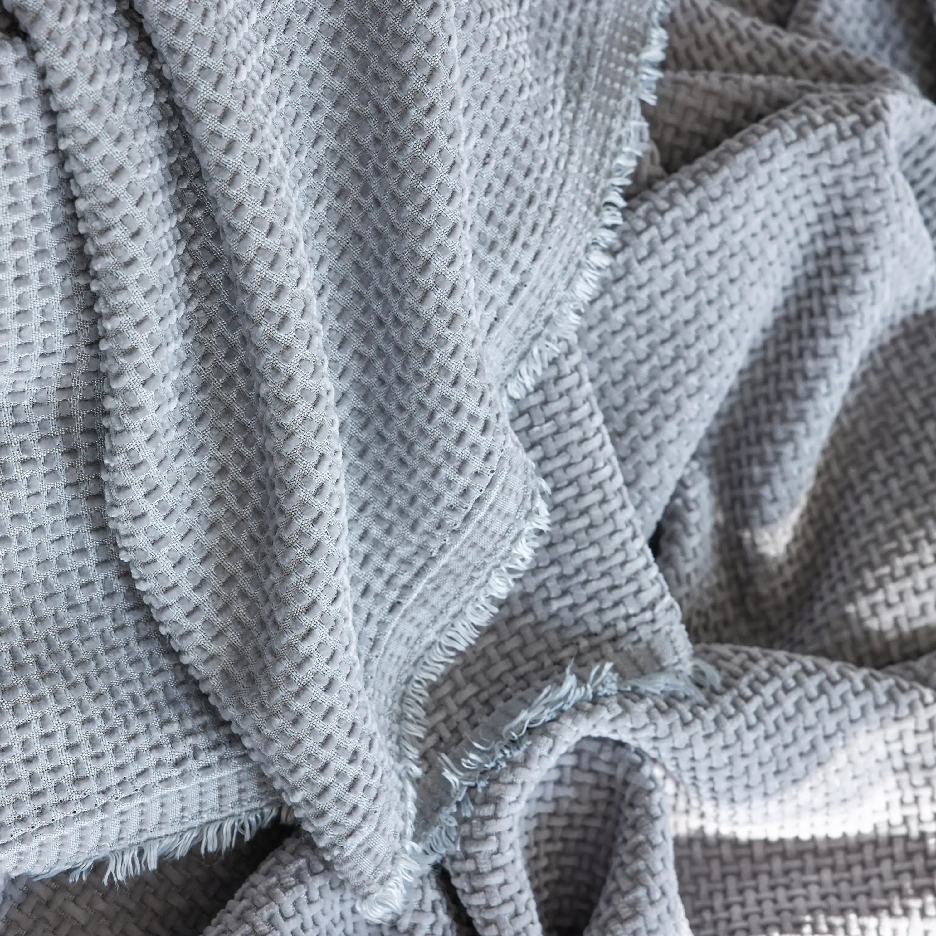 Chenille Thickened Solid Couch Blanket Throws, Reversible Couch Covers for Sectional Couches