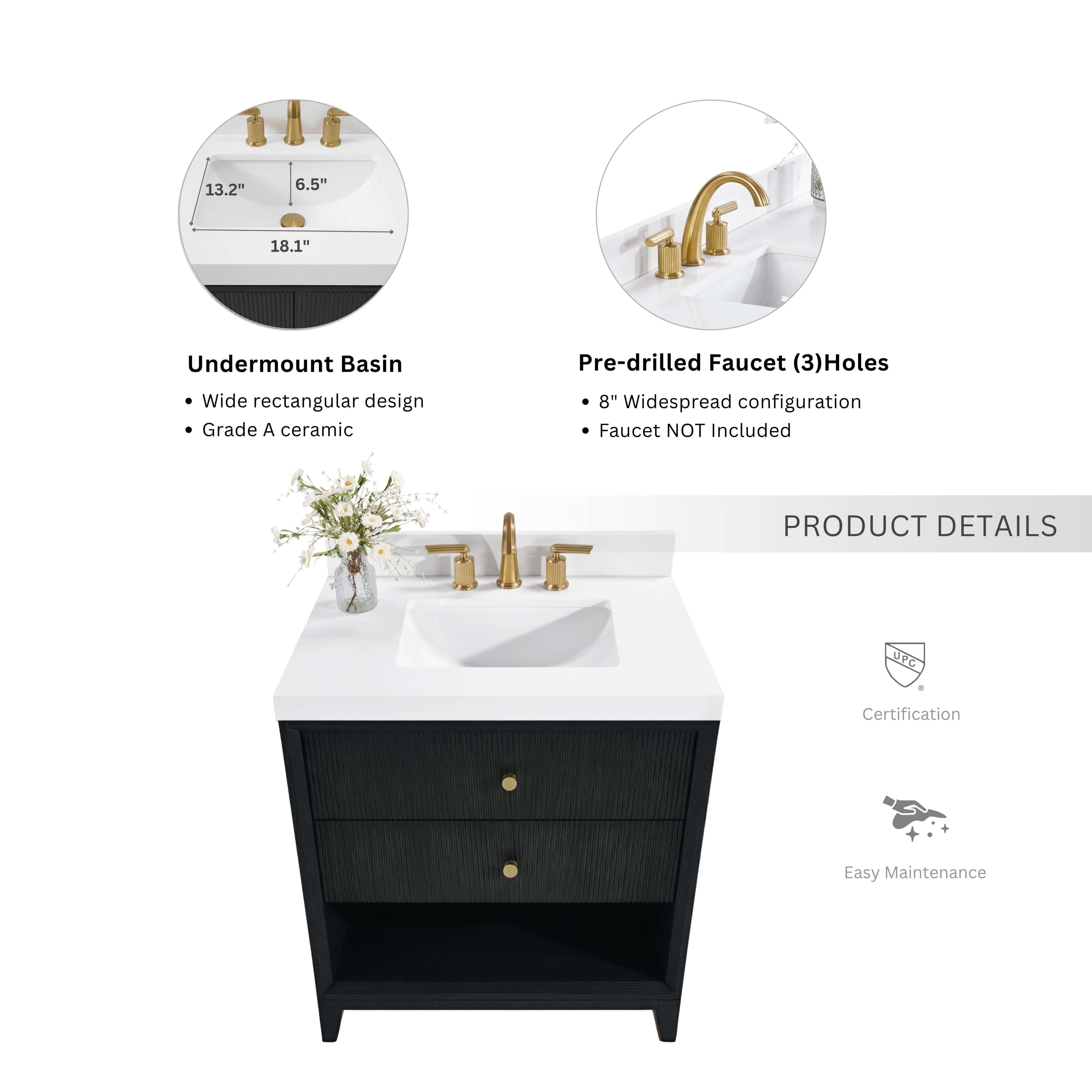 Momo 24" Bath Vanity Set