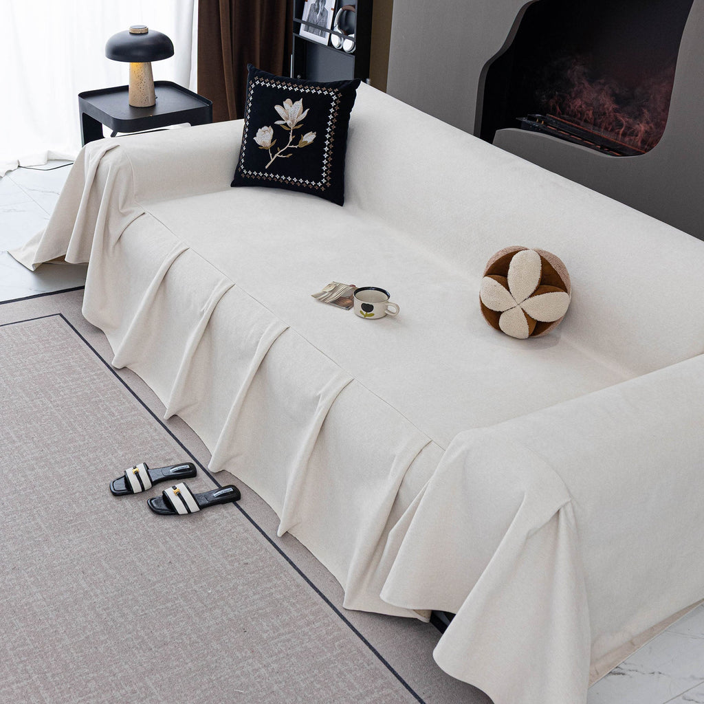 Water Repellent Couch Cover, Non Slip Furniture Protector for Leather & Fabric Sofa