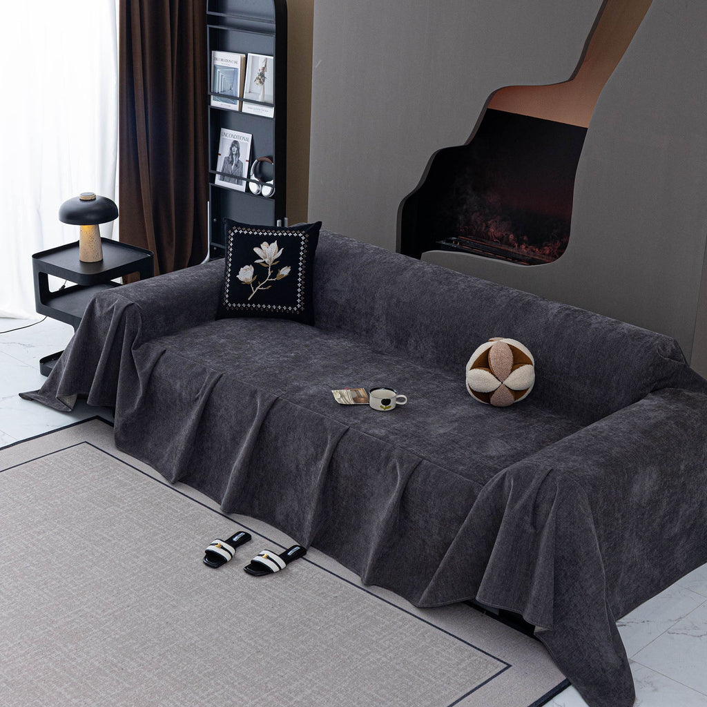 Water Repellent Couch Cover, Non Slip Furniture Protector for Leather & Fabric Sofa