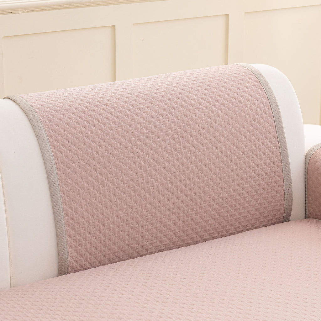 Non-Slip Diamond Quilted Sofa Cover, Separate Pieces Sectional Couch Protector