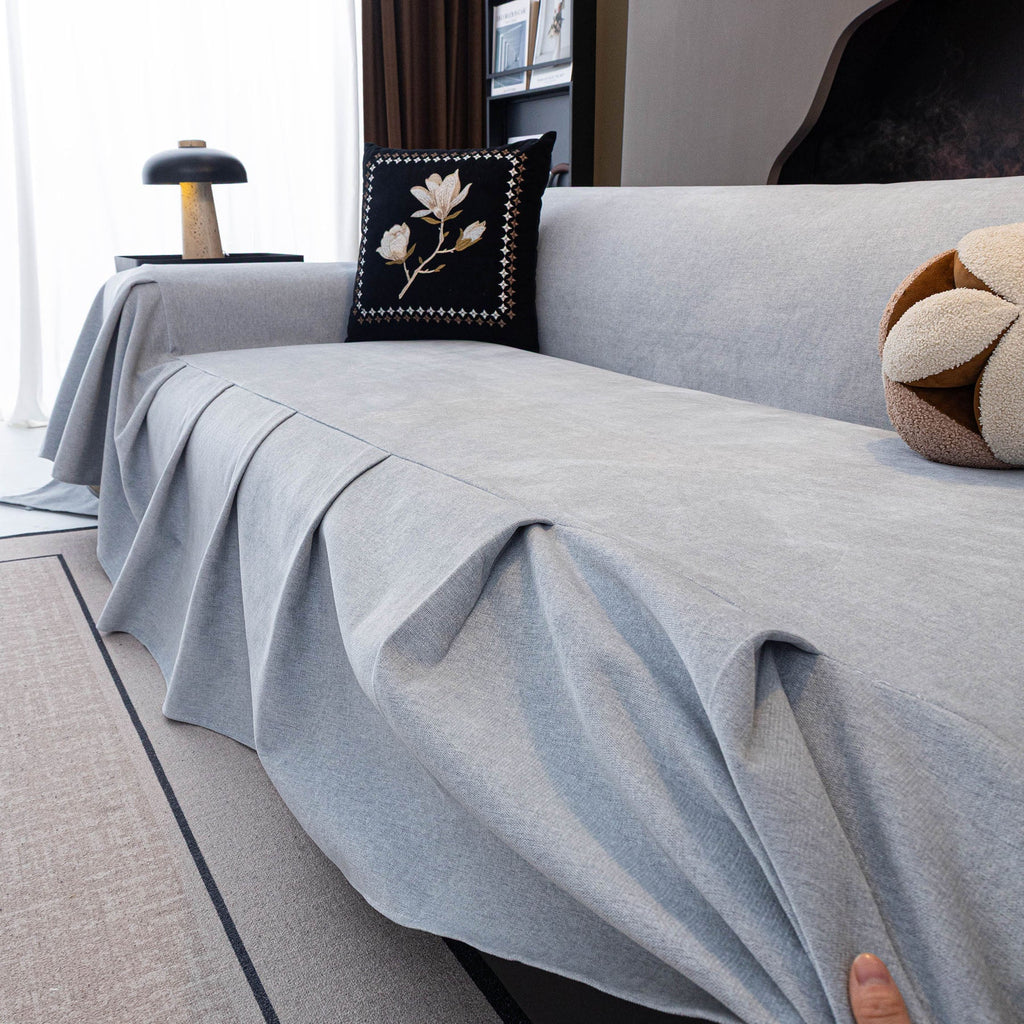 Water Repellent Couch Cover, Non Slip Furniture Protector for Leather & Fabric Sofa