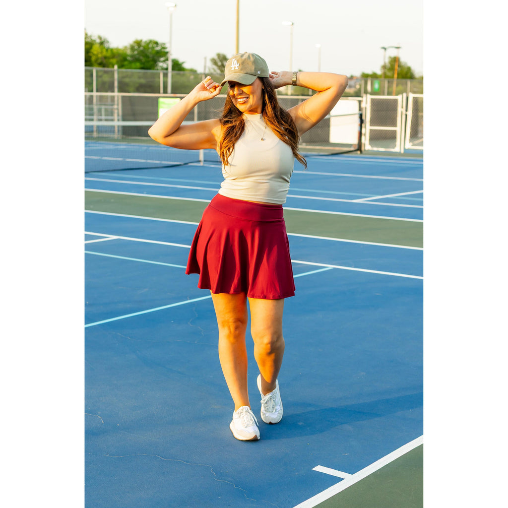 Ready to Ship | The RaeLynn RED Skort