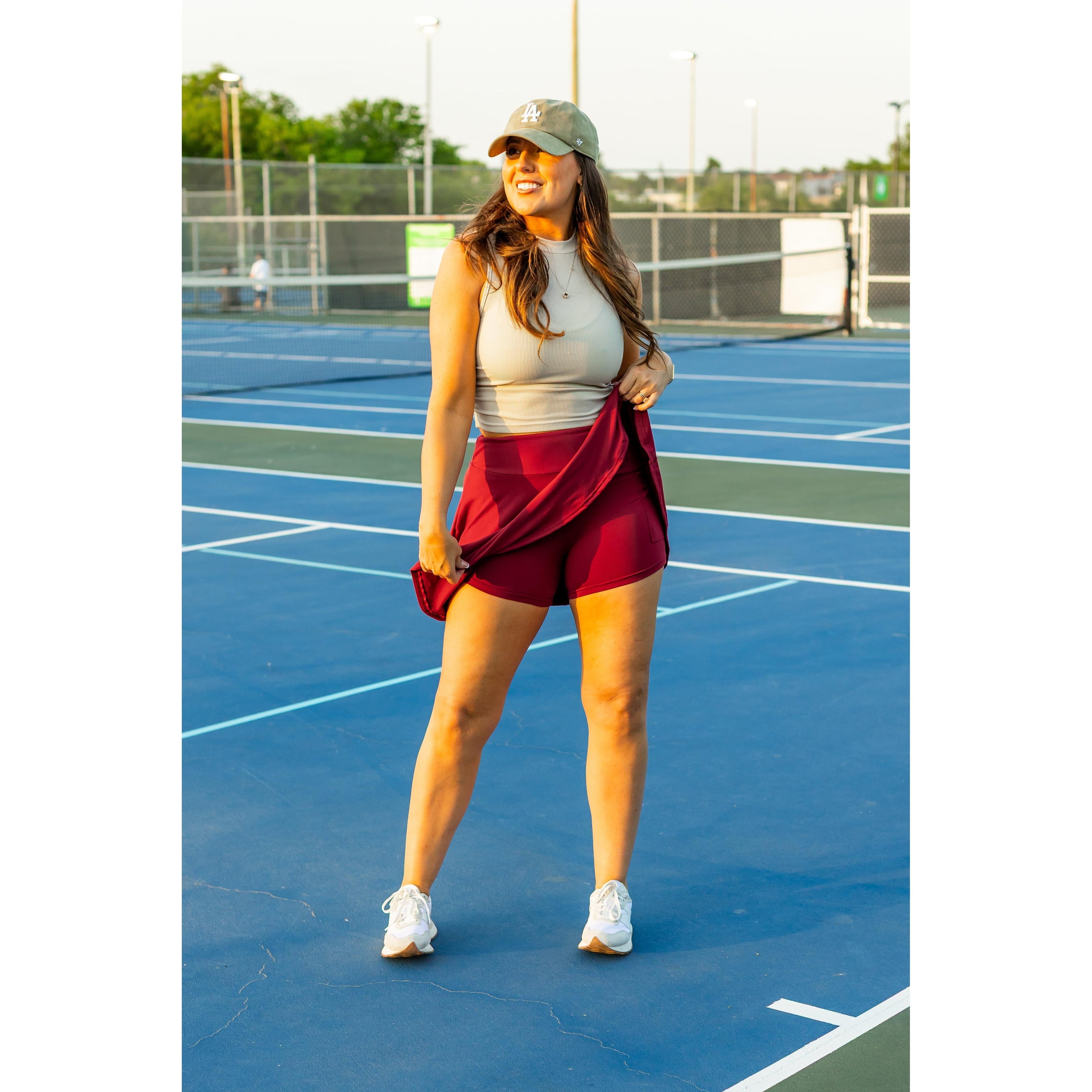 Ready to Ship | The RaeLynn RED Skort