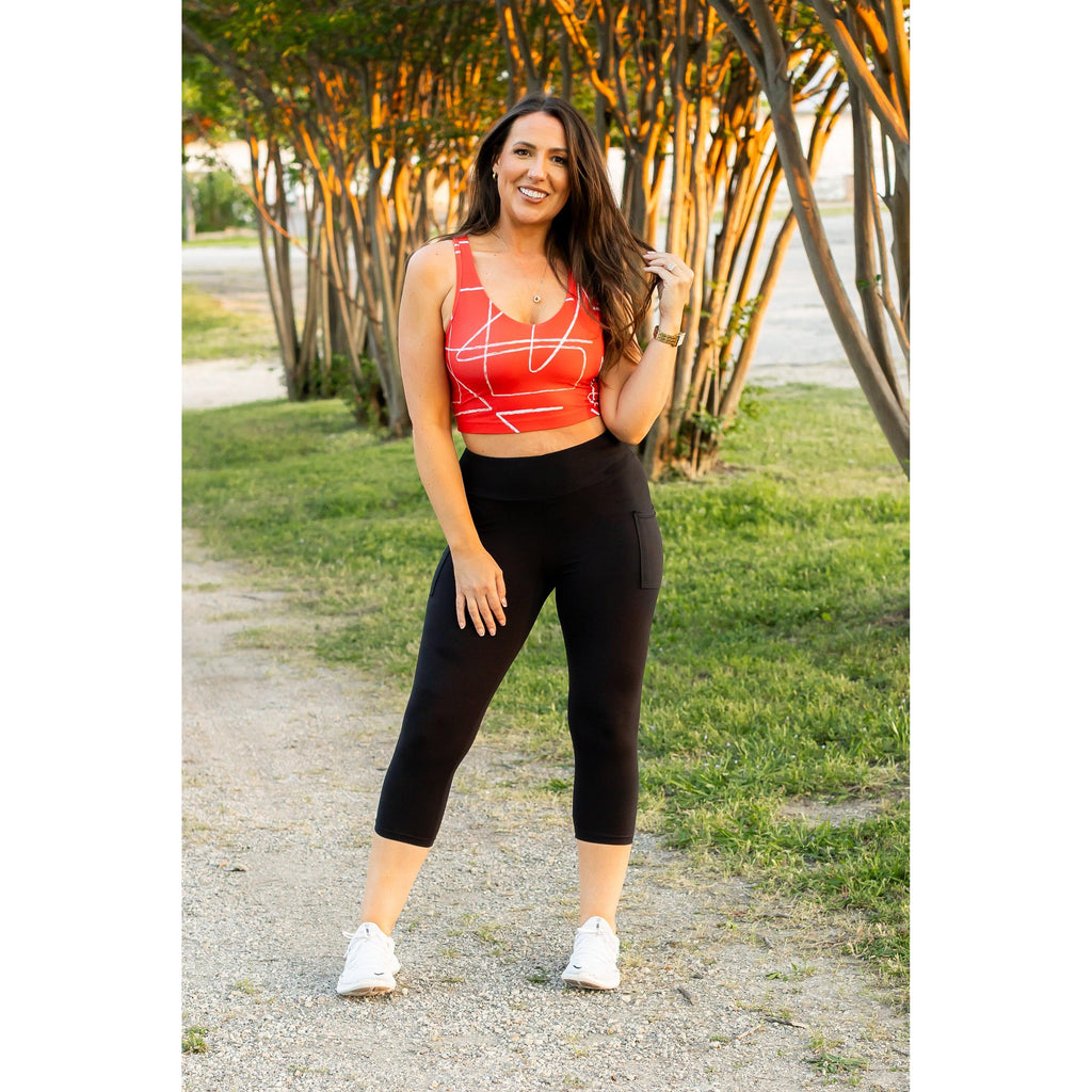 The Cassandra - Black CAPRI with POCKETS