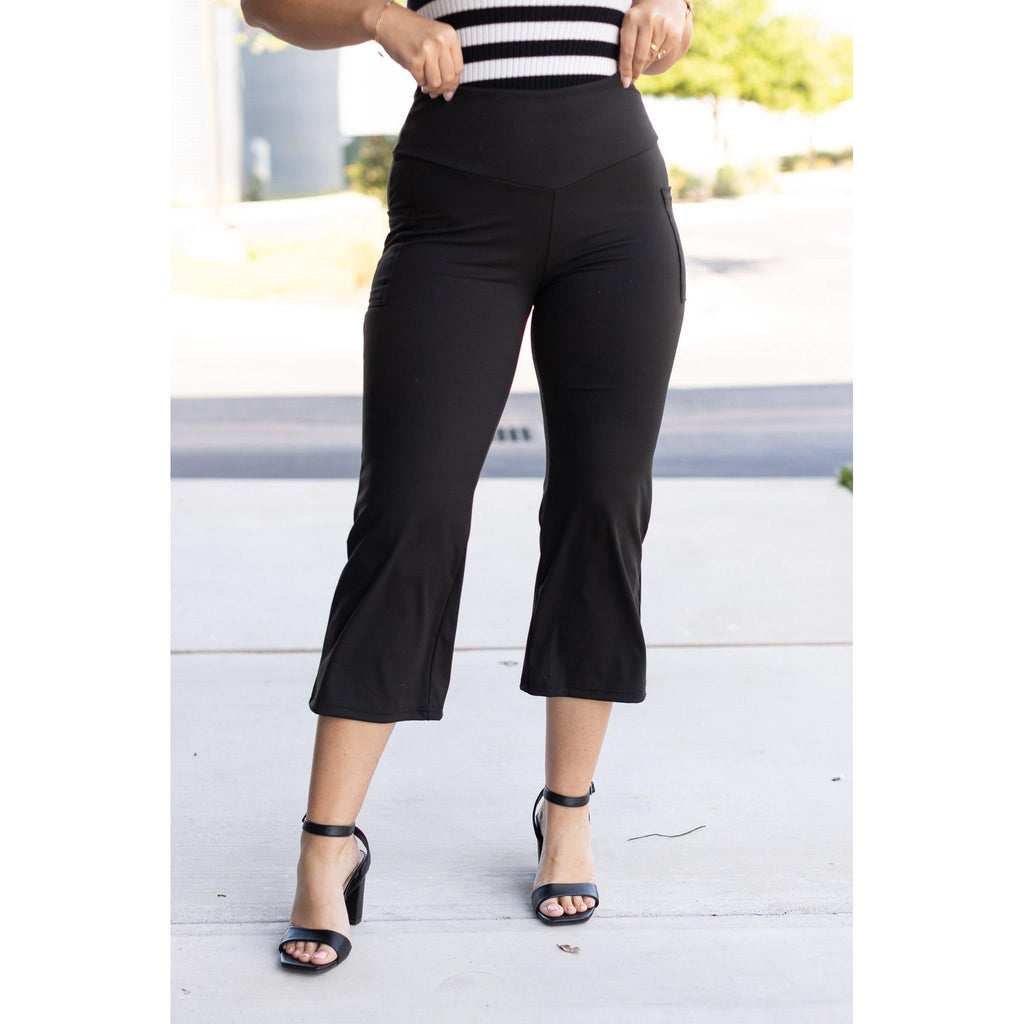 Ready to Ship |  The Faith - Tummy Control High Waisted Guacho Pants