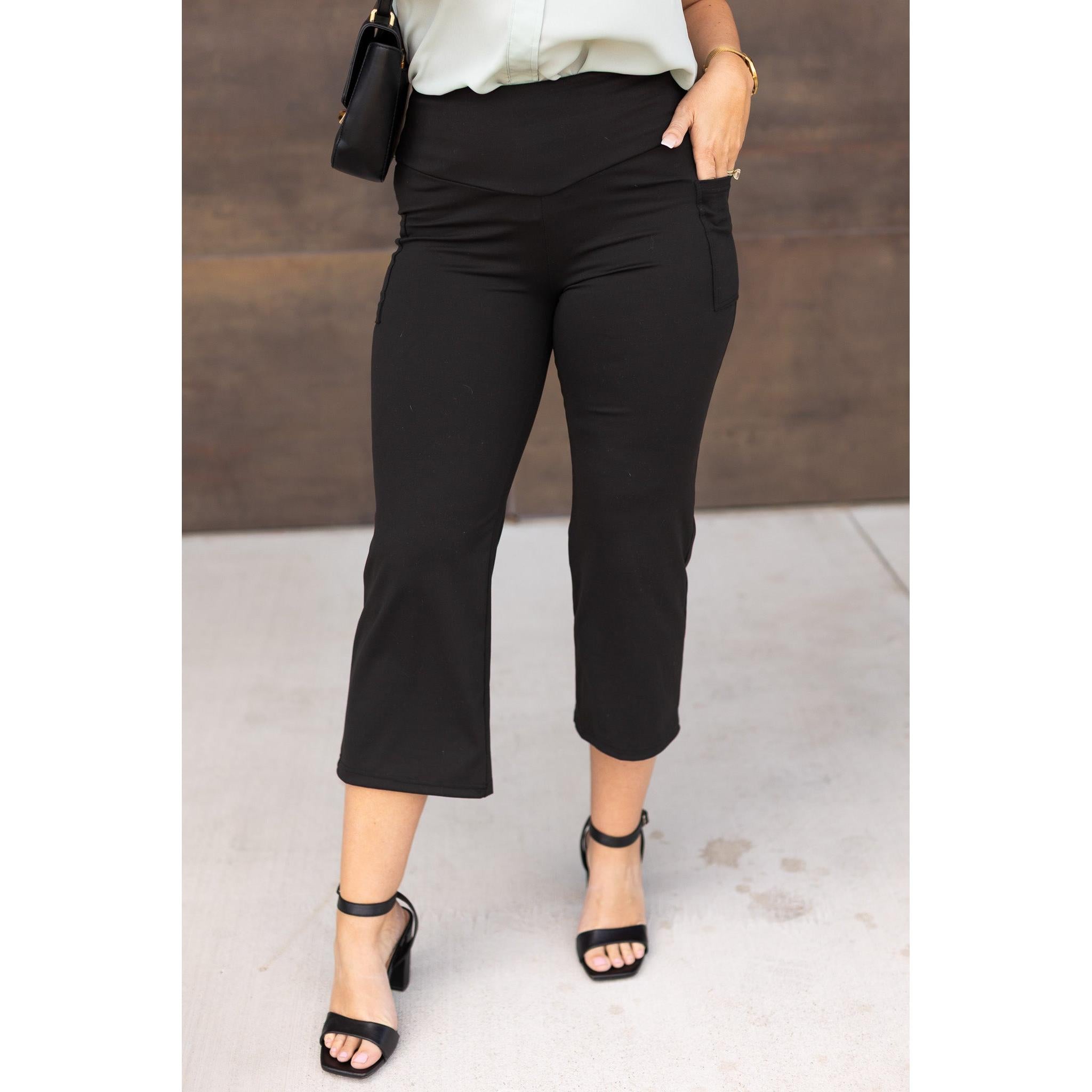 Ready to Ship |  The Faith - Tummy Control High Waisted Guacho Pants