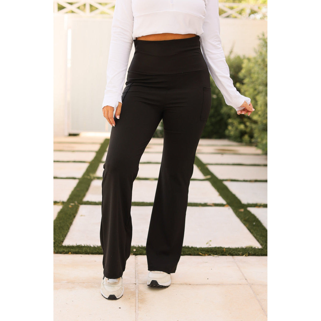 The Deluxe Paige Fold-over, Tummy Control Leggings Round 4 - Luxe Leggings by Julia Rose®