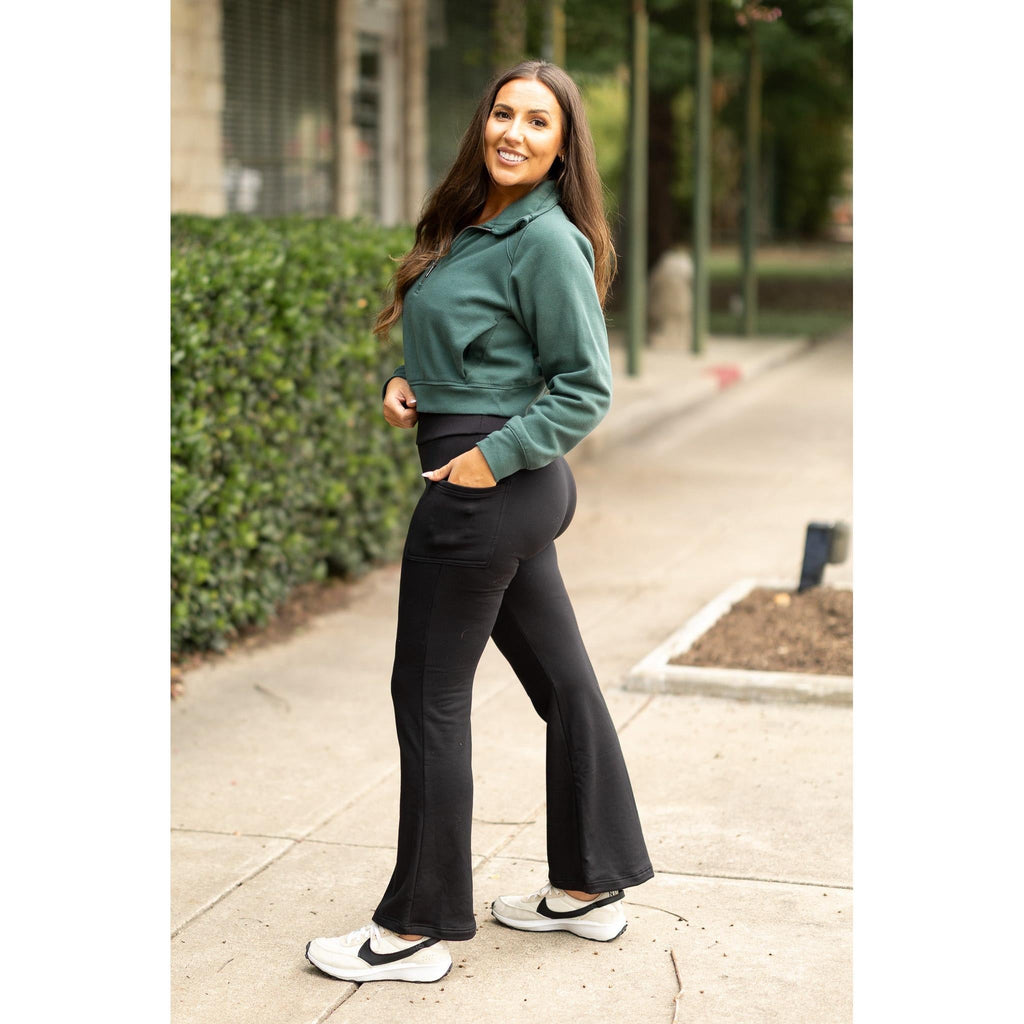 Ready to Ship | The Charlotte Fleece Bootcut