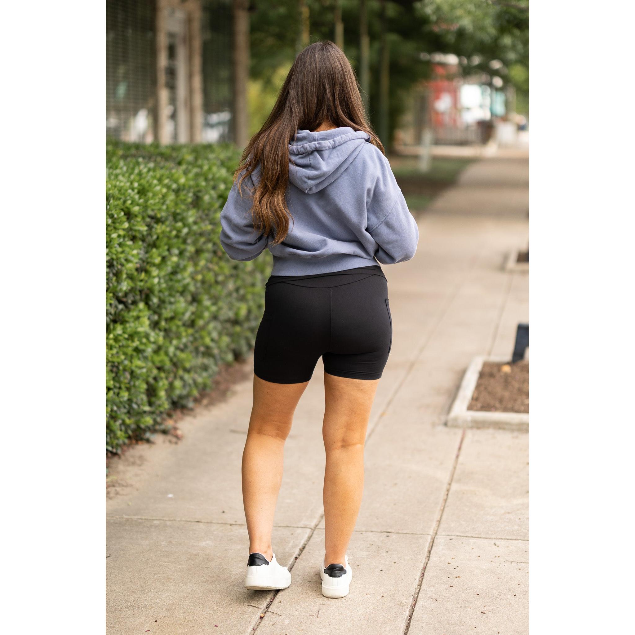 Ready to Ship | The Taylor Fold-Over Biker Shorts