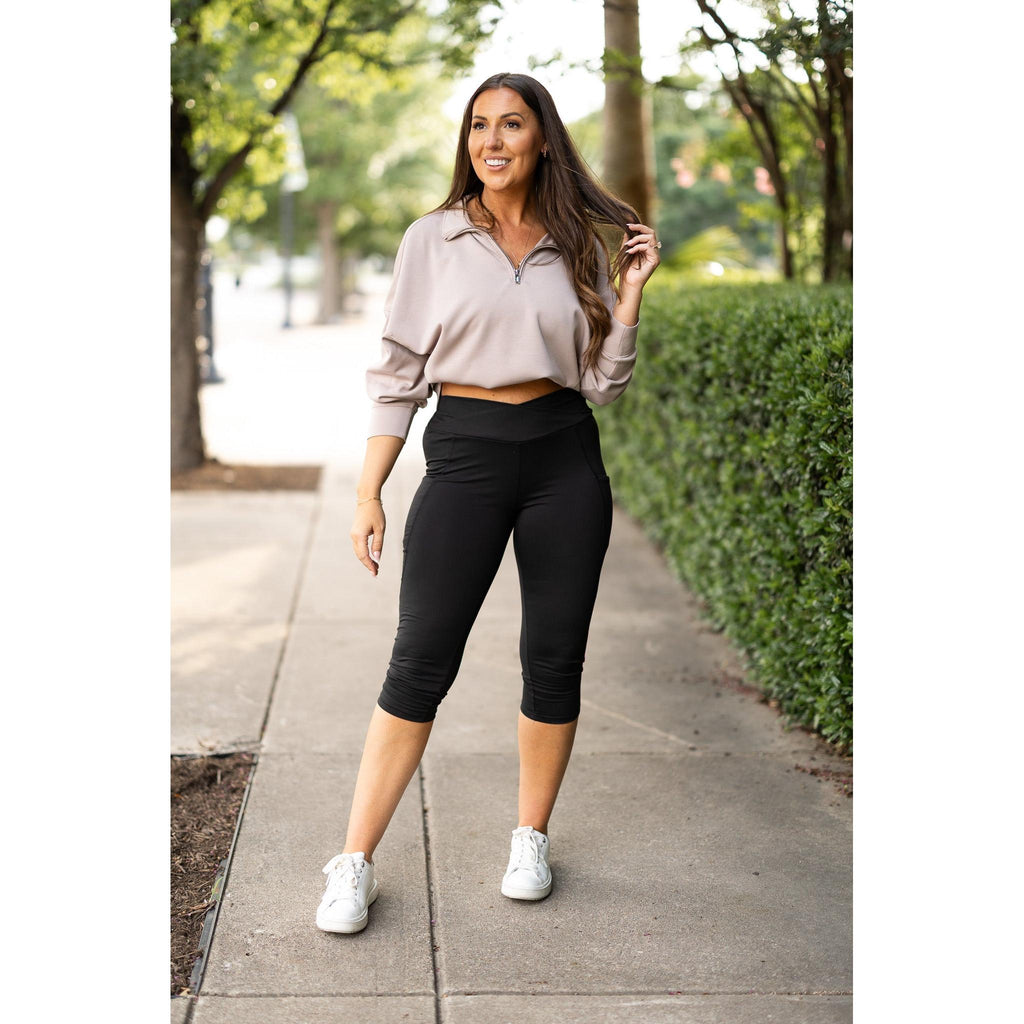 Ready to Ship | The Lillian - Sculpting Crossover Capri