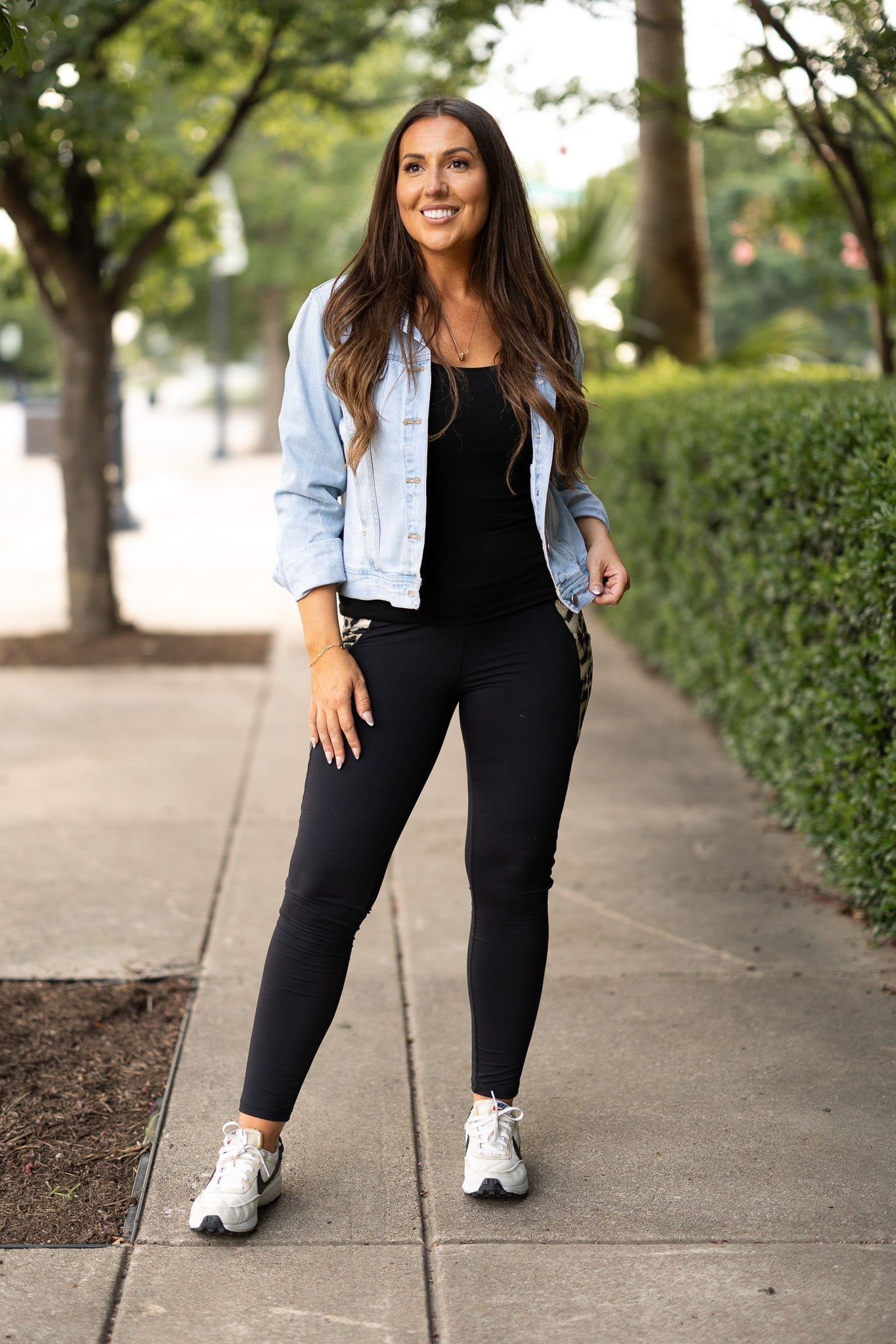 The Gianna Leopard Panel  Leggings