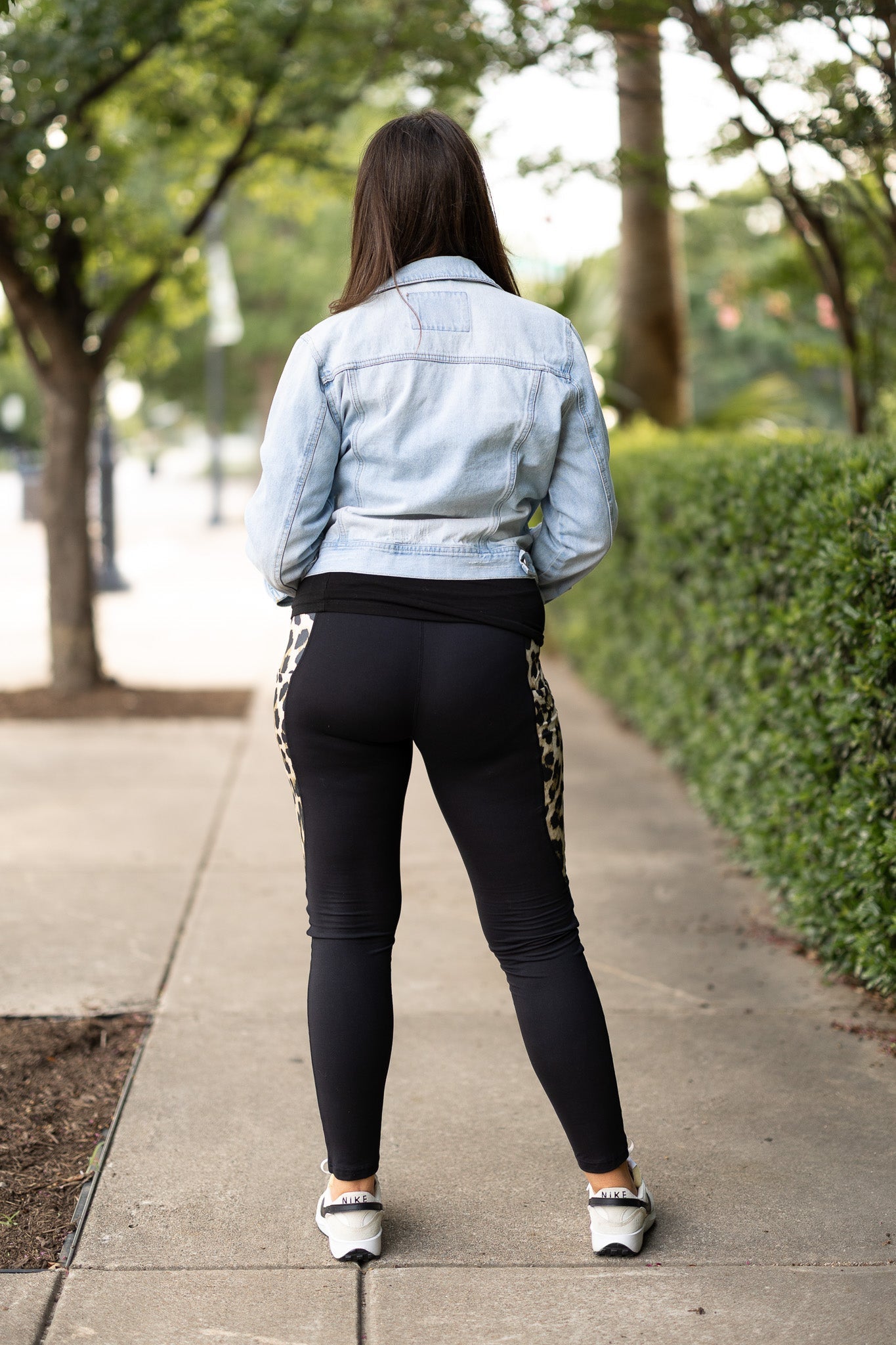 The Gianna Leopard Panel  Leggings