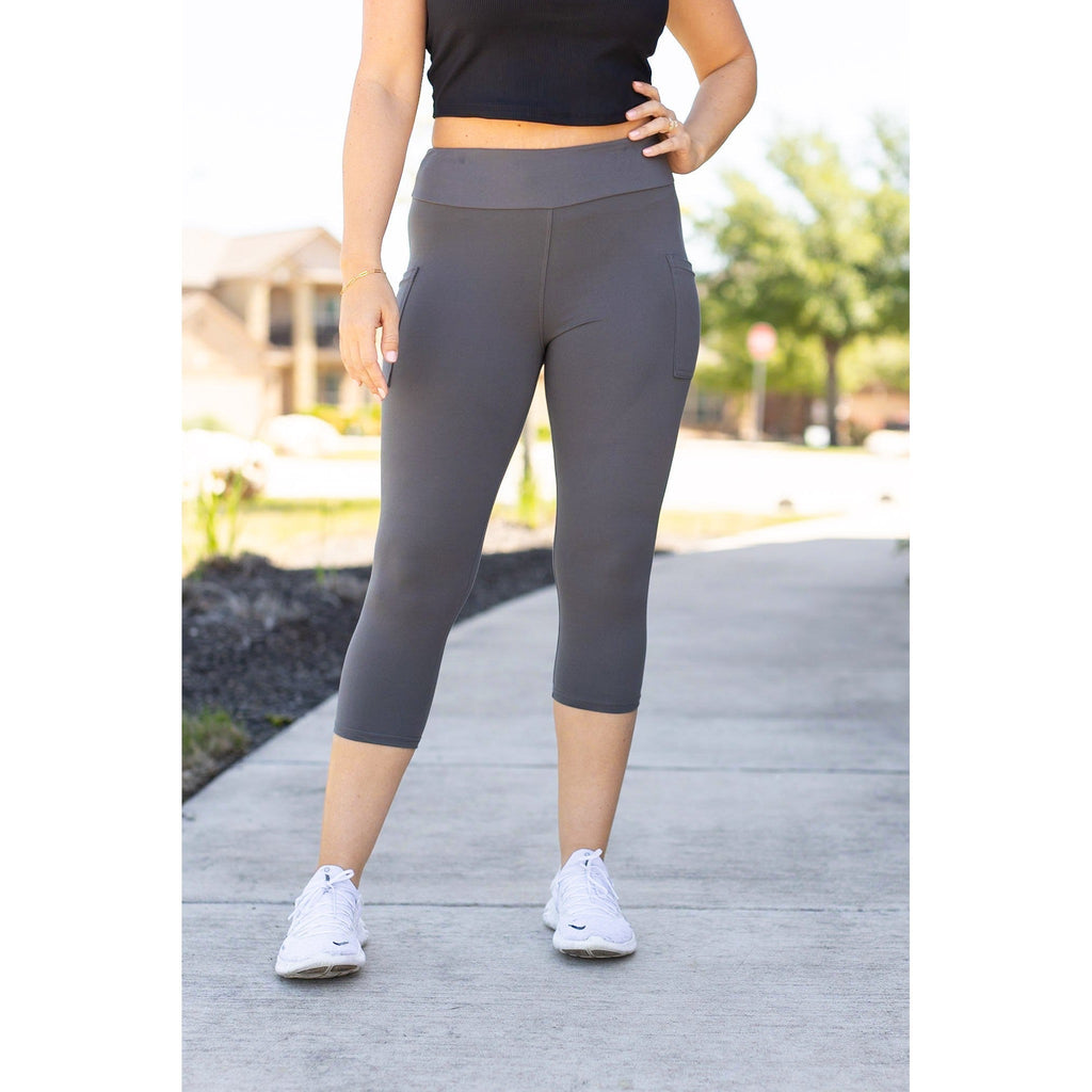The Dani -  Charcoal CAPRI with POCKETS
