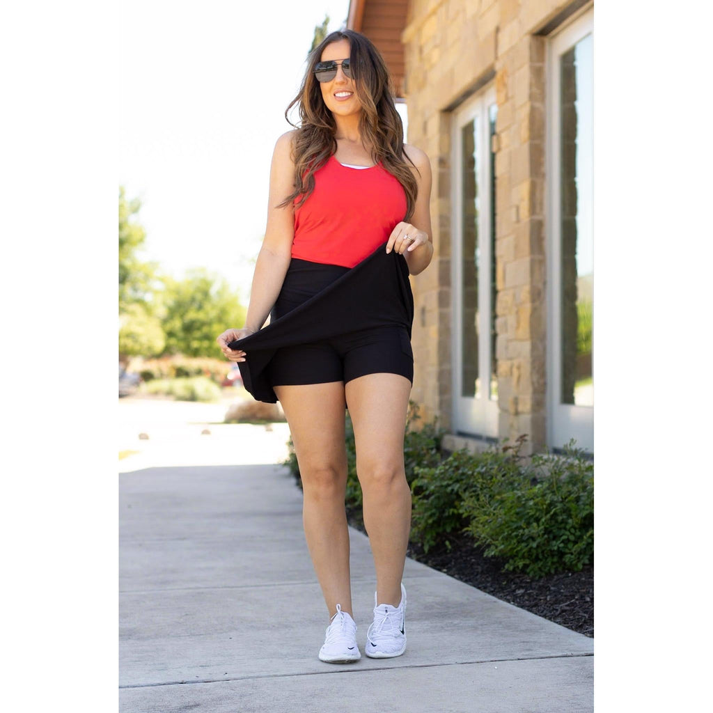 The Brielle Black Skort