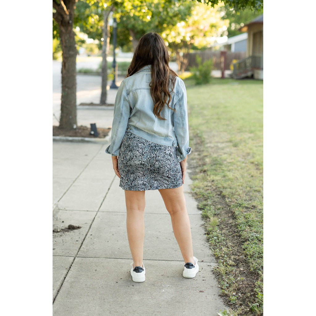 Ready to Ship | The Sydney Snakeskin Jogger Skirt