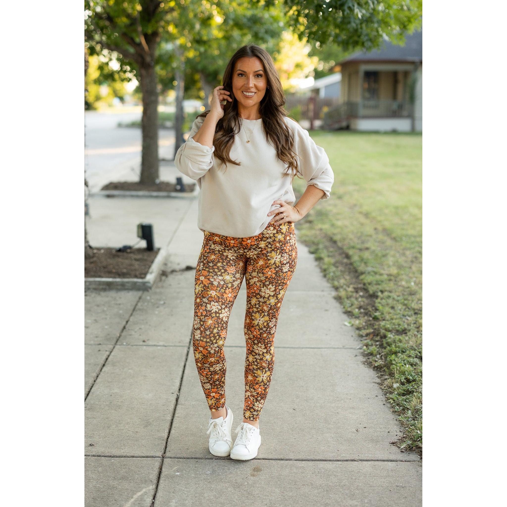 The Autumn - Fall Leaves Leggings*