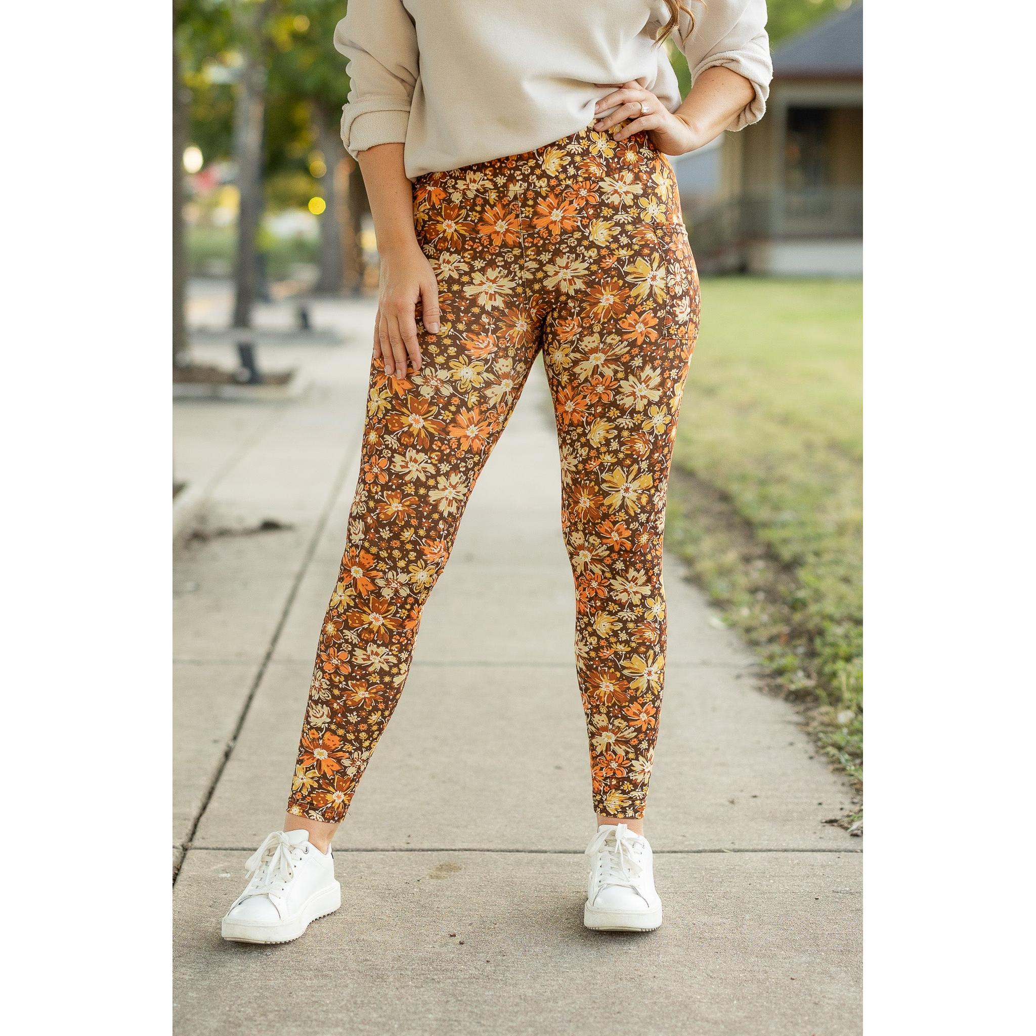 The Autumn - Fall Leaves Leggings*