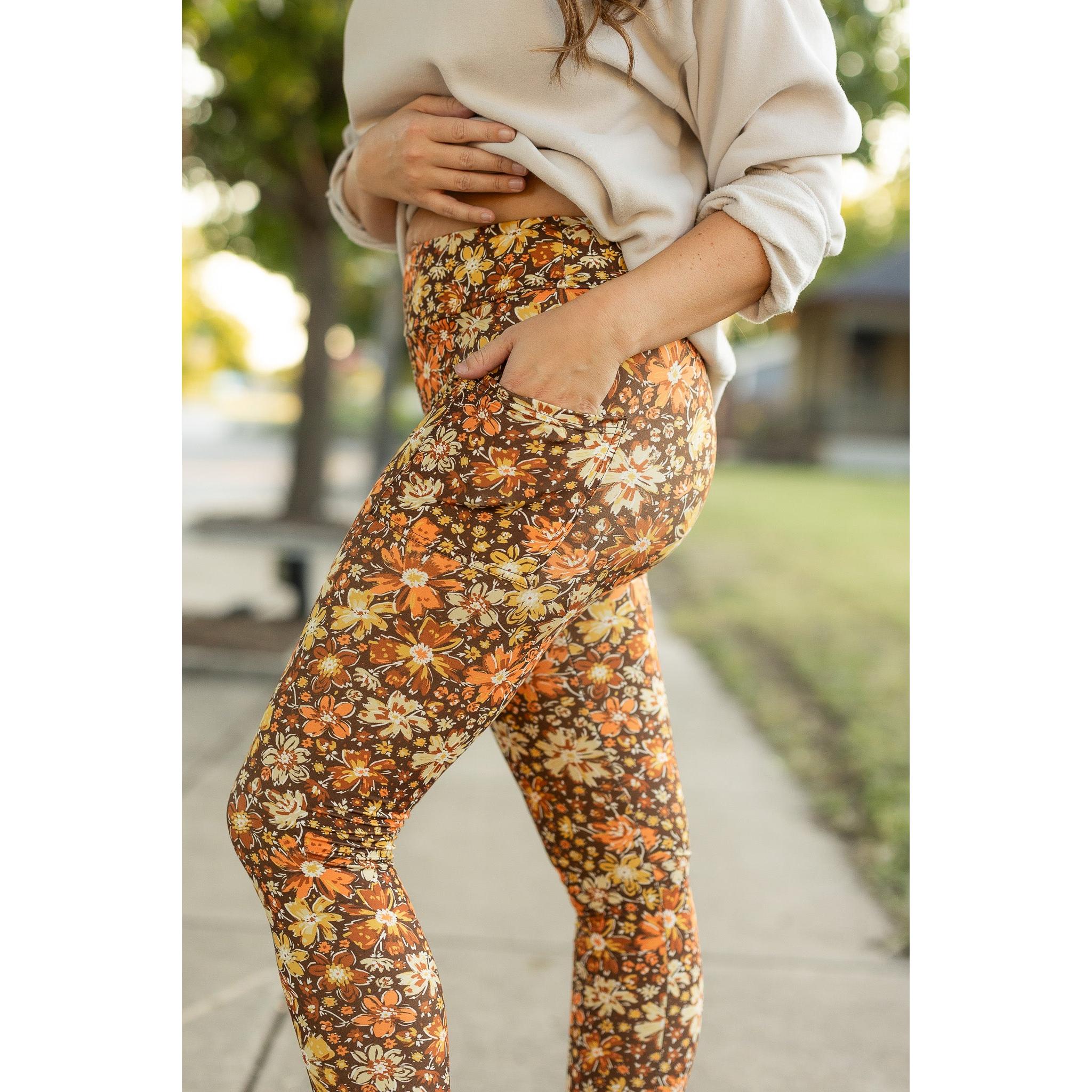 The Autumn - Fall Leaves Leggings*