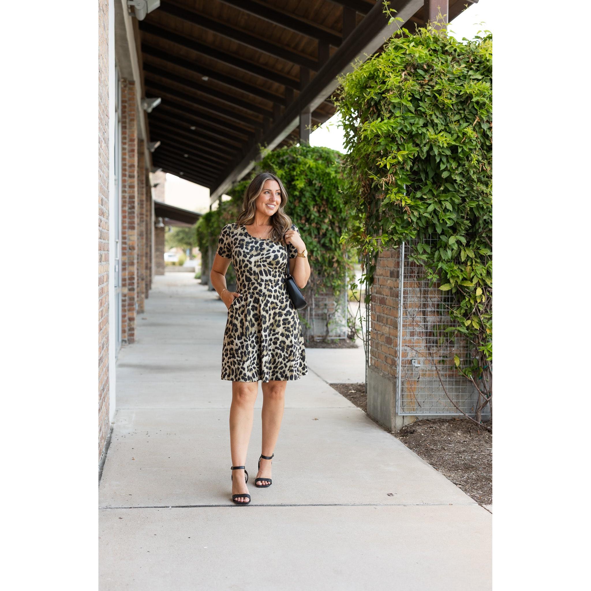 Ready to Ship | The Layla Leopard Dress